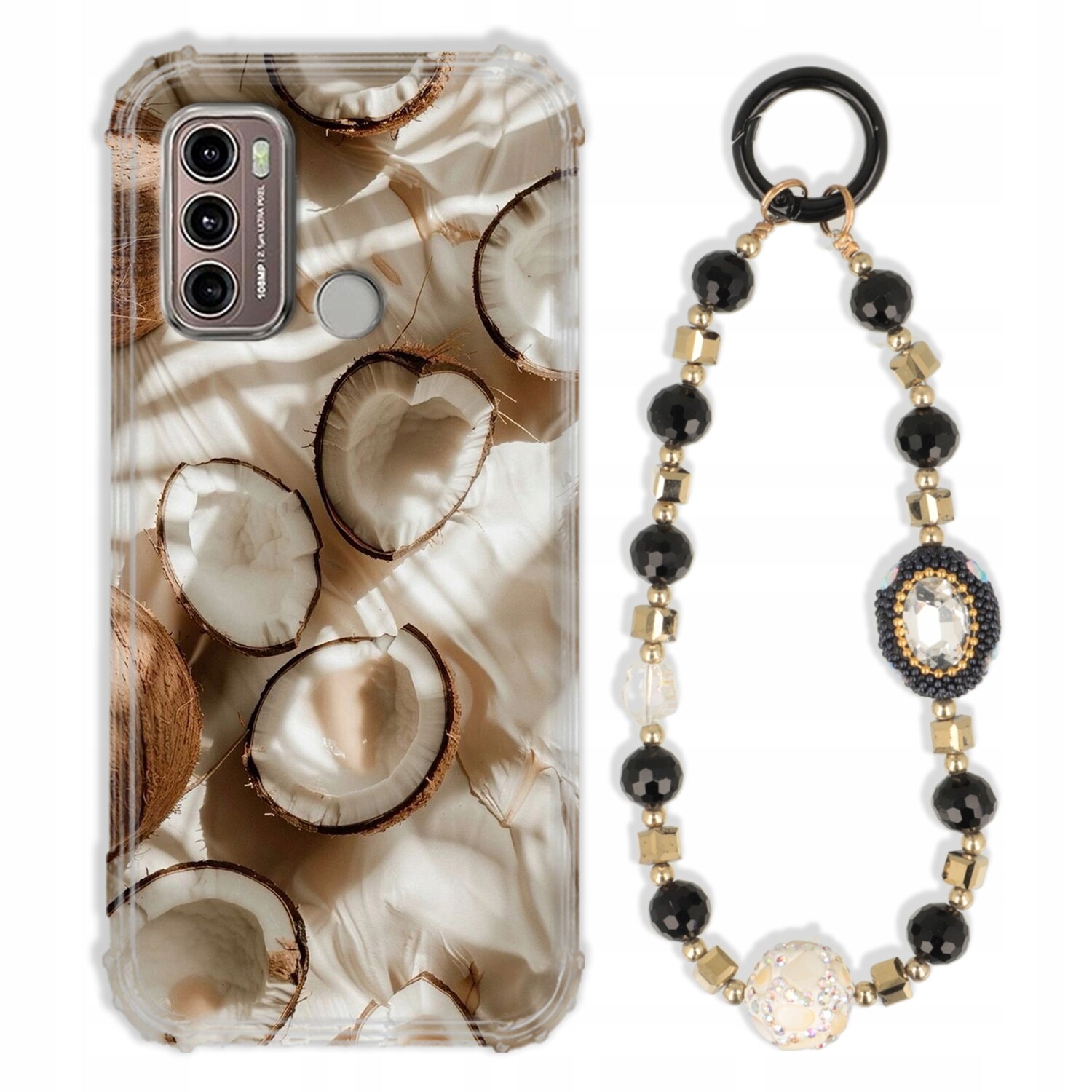 Pouzdro Pro Motorola G60 Case Antishock Zirkony Černo Zlaté|odolné|silné