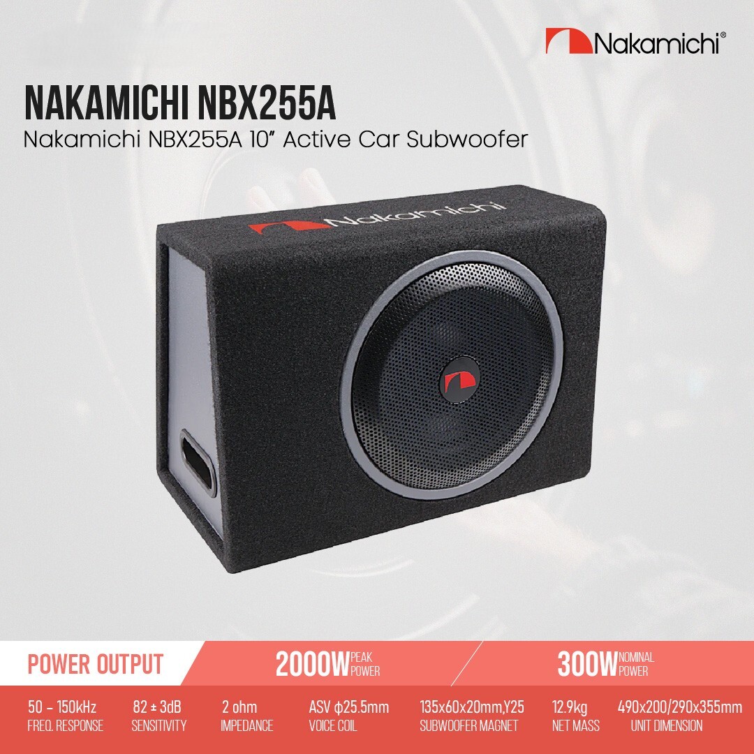 Nakamichi NBX255A Aktivní basová skříň