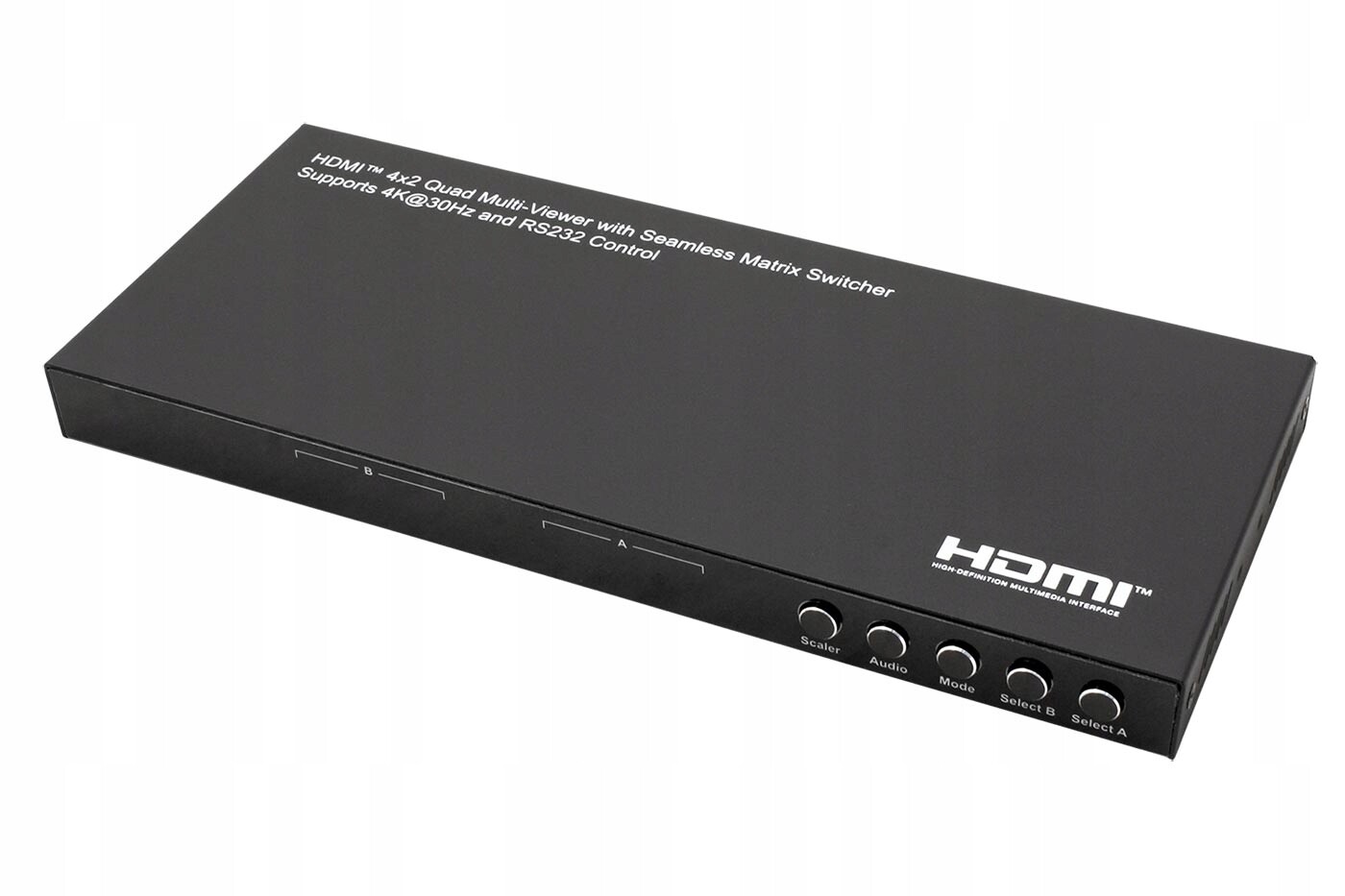 Value Maticový Hdmi přepínač 4x2, multi-view, scaler, 4K30Hz
