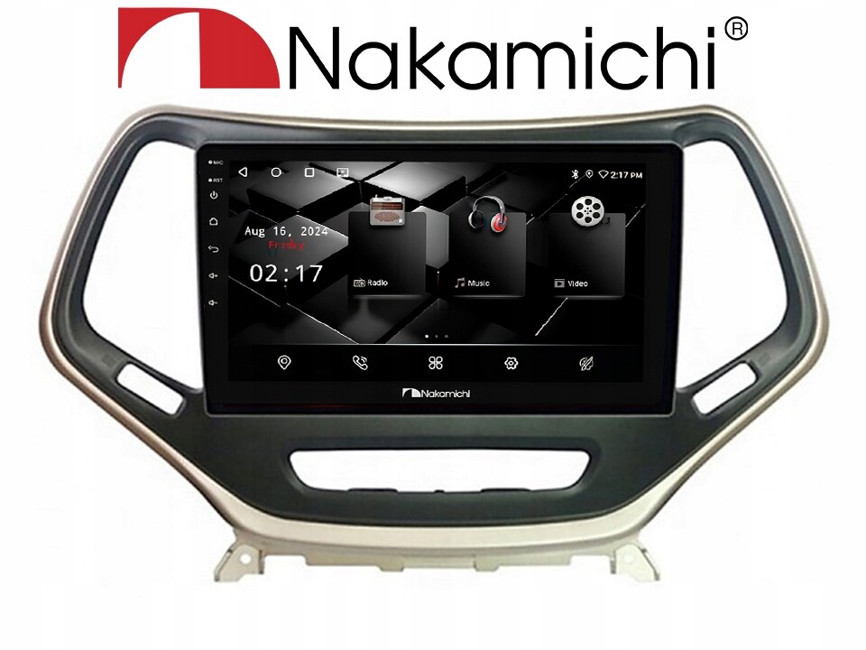 Nakamichi NAM5260 Jeep Cherokee 2014-2017 2/32 Android, CarPlay, Bluetooth