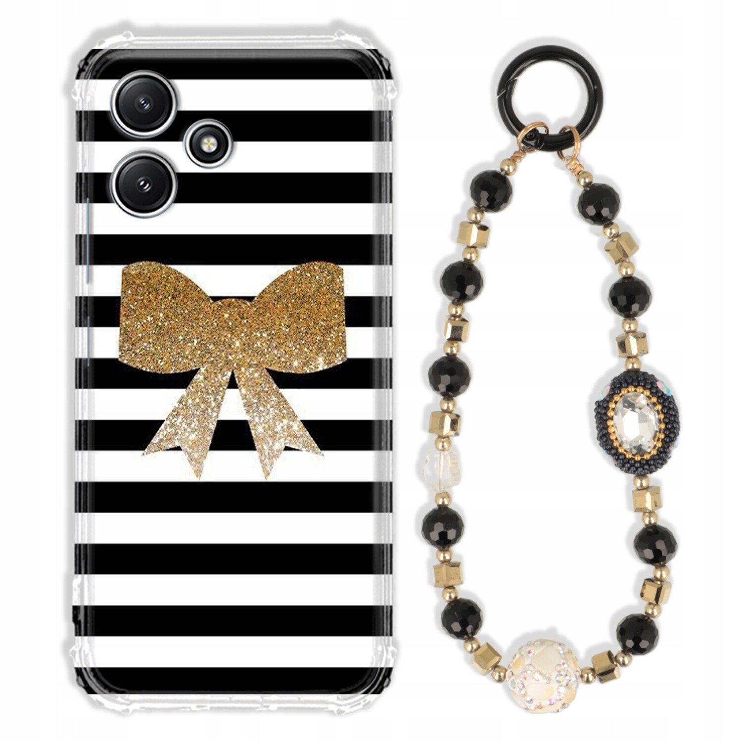 Pouzdro Pro Xiaomi Redmi 12 4G Antishock Zirkony Černozlaté|odolné|silné