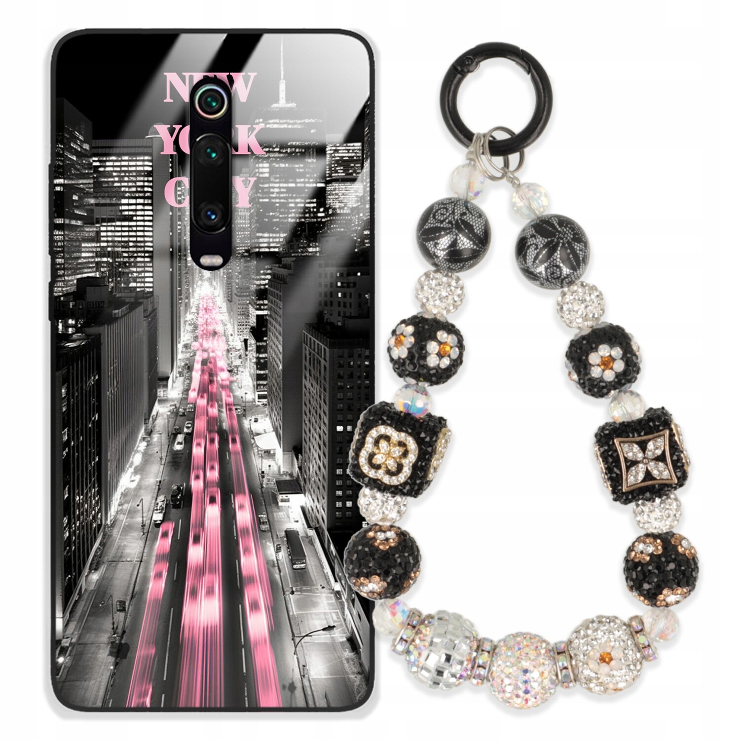 Pouzdro Pro Xiaomi Redmi K20 Pro Glass Přívěsek Na Klíče Stylové Kryt Premium Wz