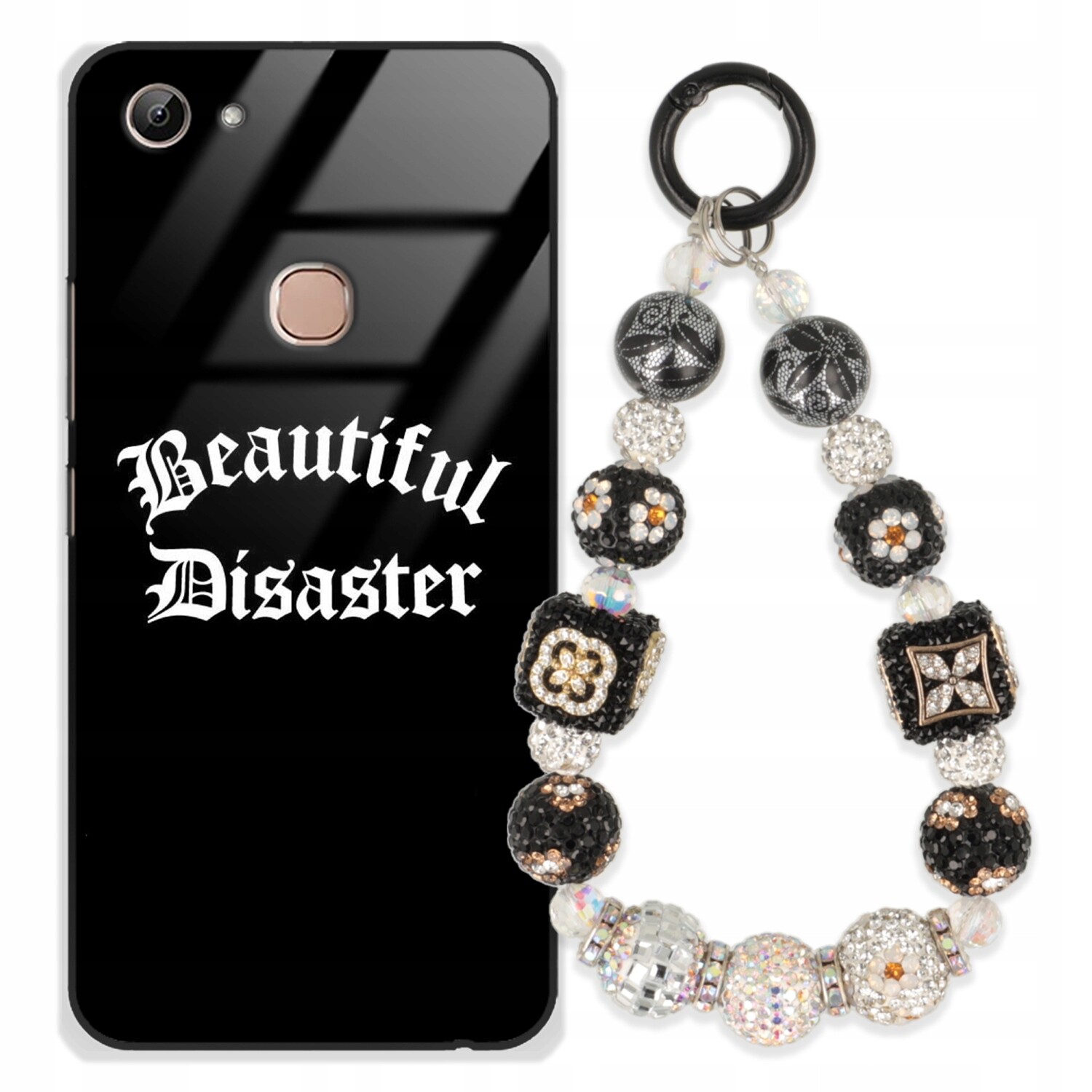 pouzdro na Vivo Y83 Case Glass Přívěsek Na Klíče Elegantní Kryt Premium Vzory