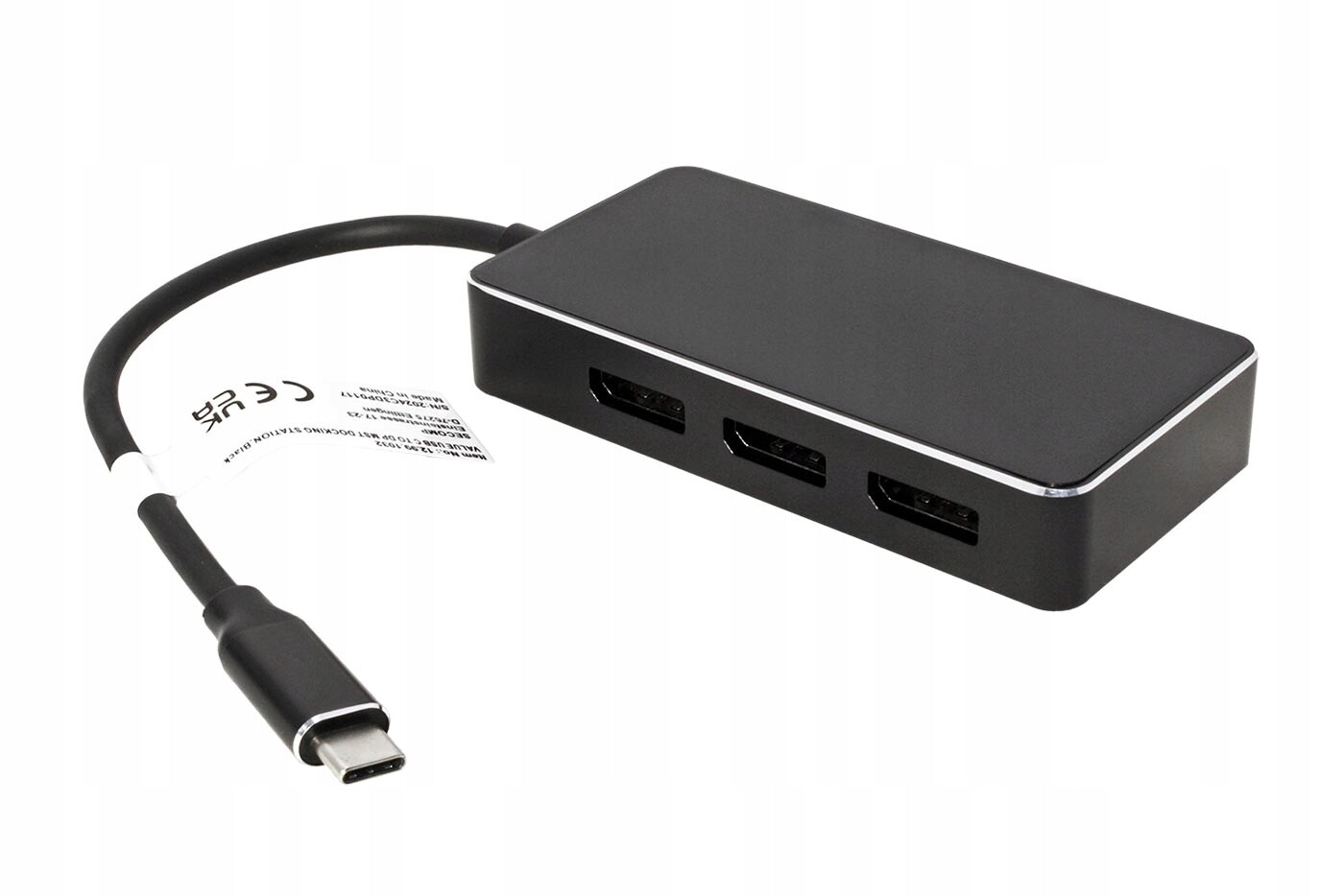 Value Multiport adaptér Usb C(M) -> 3x Dp, Mst, 4K@60Hz