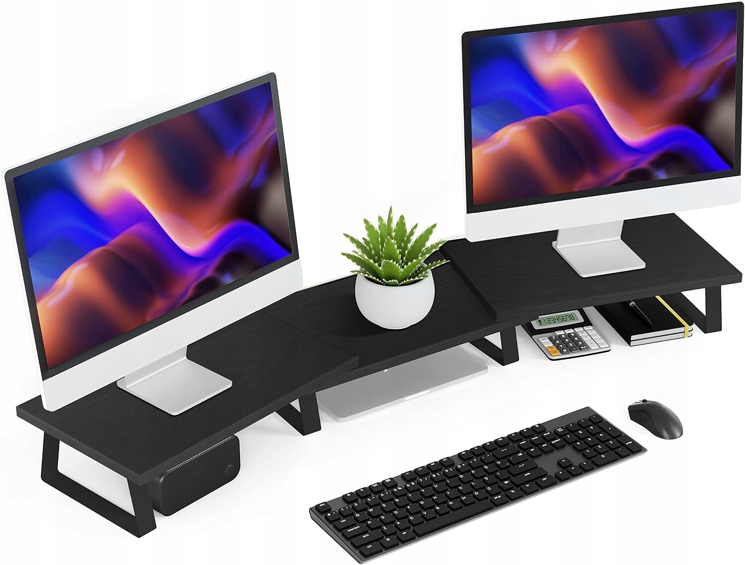 Aothia Ergonomický stojan na monitor s regulací a organizérem