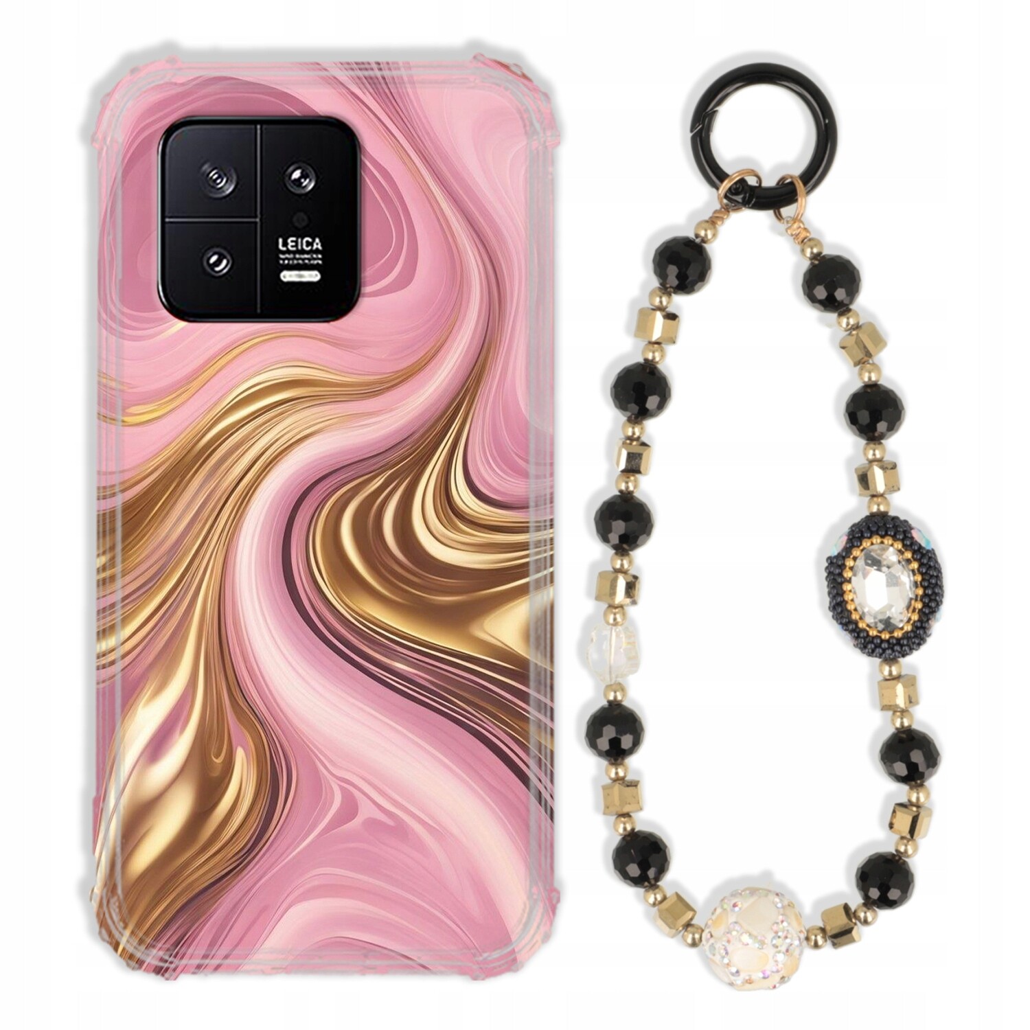 Pouzdro Pro Xiaomi 13 Case Antishock Zirkony Černo Zlaté Odolné| Silné