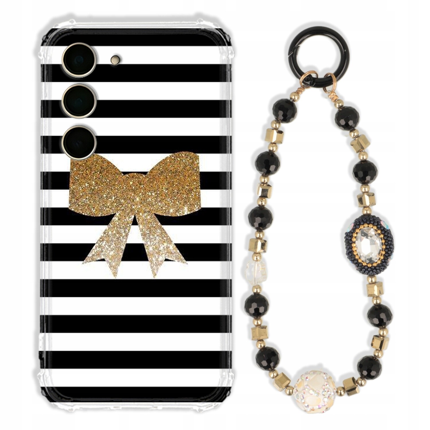 Pouzdro Pro Samsung S24 Pouzdro Antishock Zirkony Černozlaté|odolné|silné