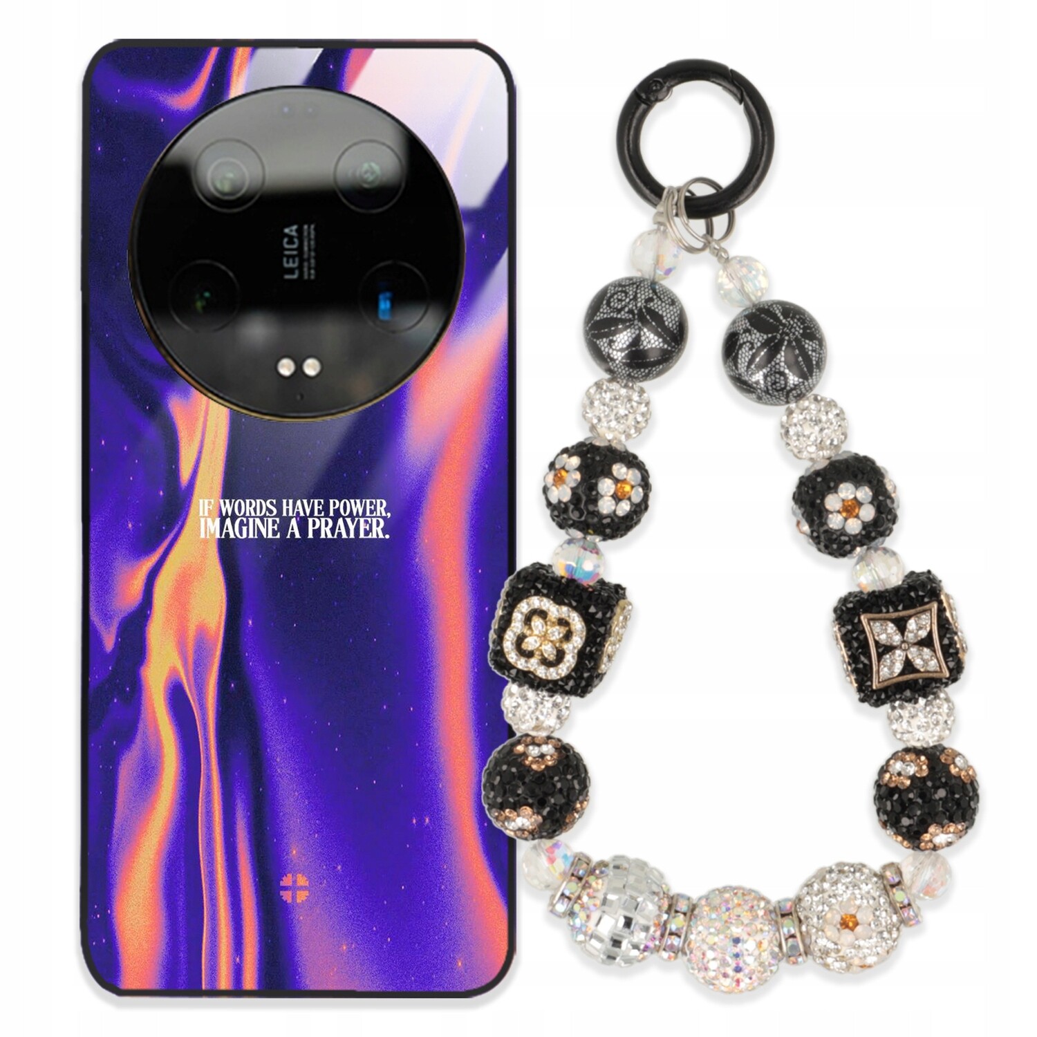 Pouzdro Pro Xiaomi 13 Ultra Glass Přívěsek Na Klíče Elegantní Kryt Premium Vzory