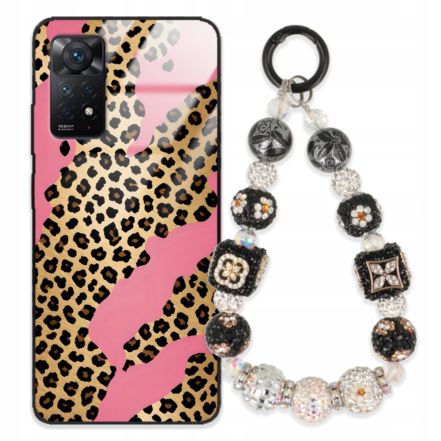 Pouzdro Pro Xiaomi Redmi Note 11 Pro 4G Glass Přívěsek Na Klíče Stylové Premium Wz