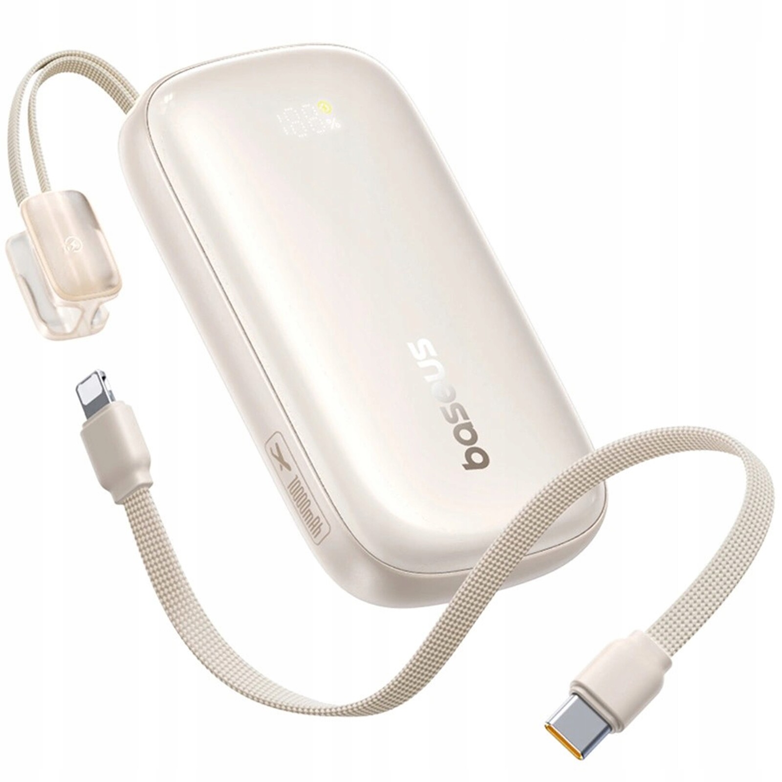 Powerbanka Baseus 10000 mAh 22.5W Usb-c Usb-a Odnímatelný Kabel Usbc Lightning