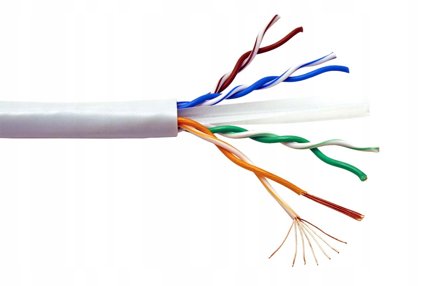 Roline Kabel Utp kulatý, kat. 6, 305m, lanko