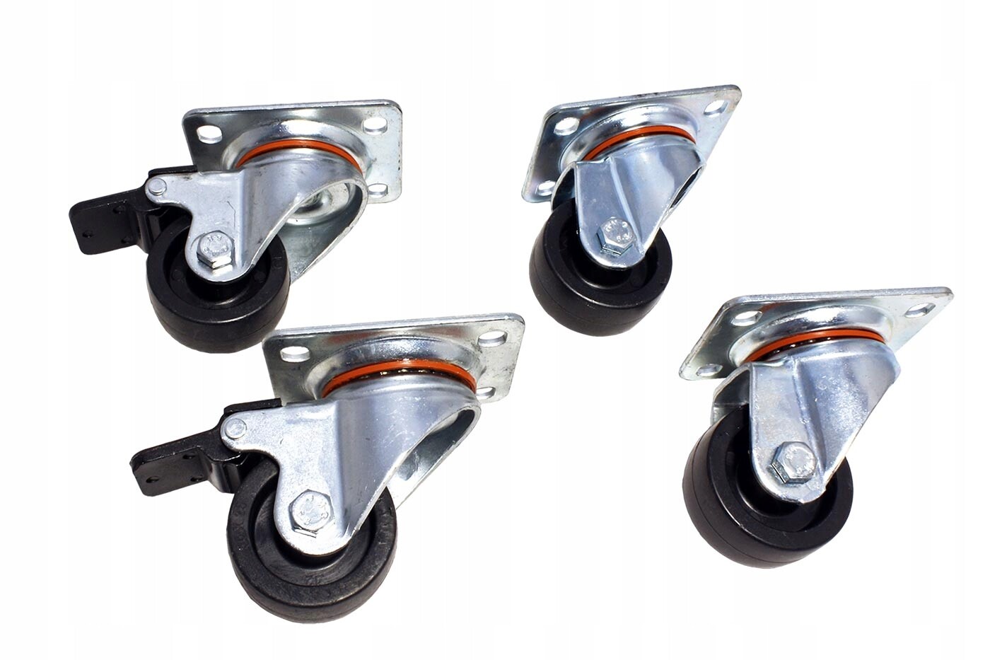 Roline Sada koleček pro síťový a server rozvaděč, 250 kg, 4ks