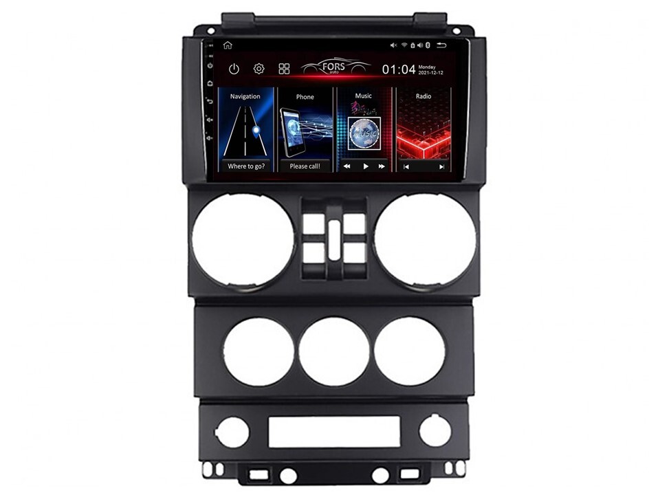Autorádio Android FS2-Pro Jeep Wrangler Rubicon 2/32 CarPlay Android Auto 8jádrové