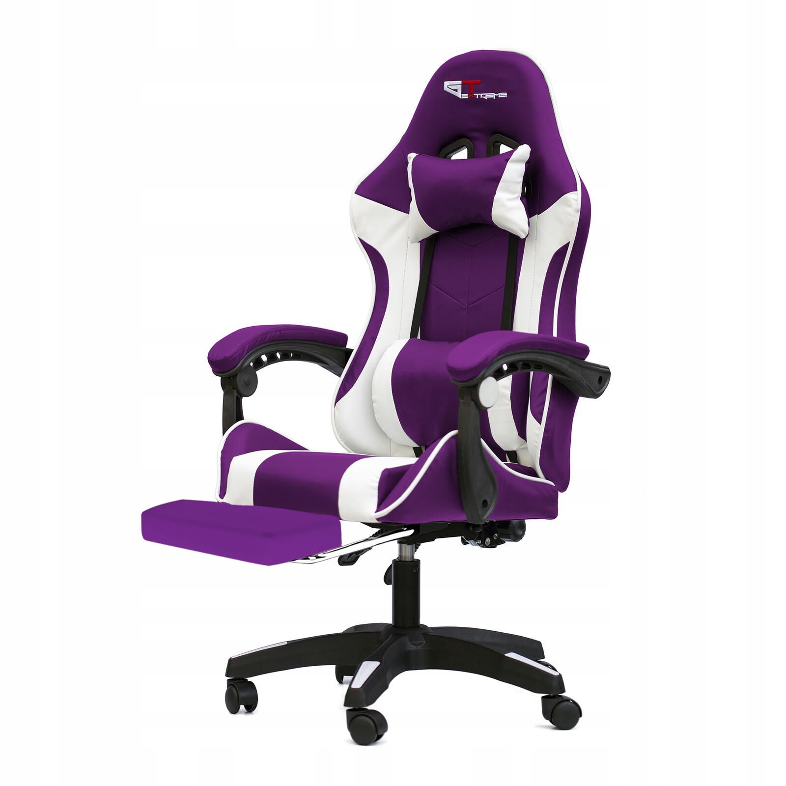 Herní Křeslo, Kancelářské, Otočné, Masážní, Podnožka, Ekokůže FG-PS-FR-014