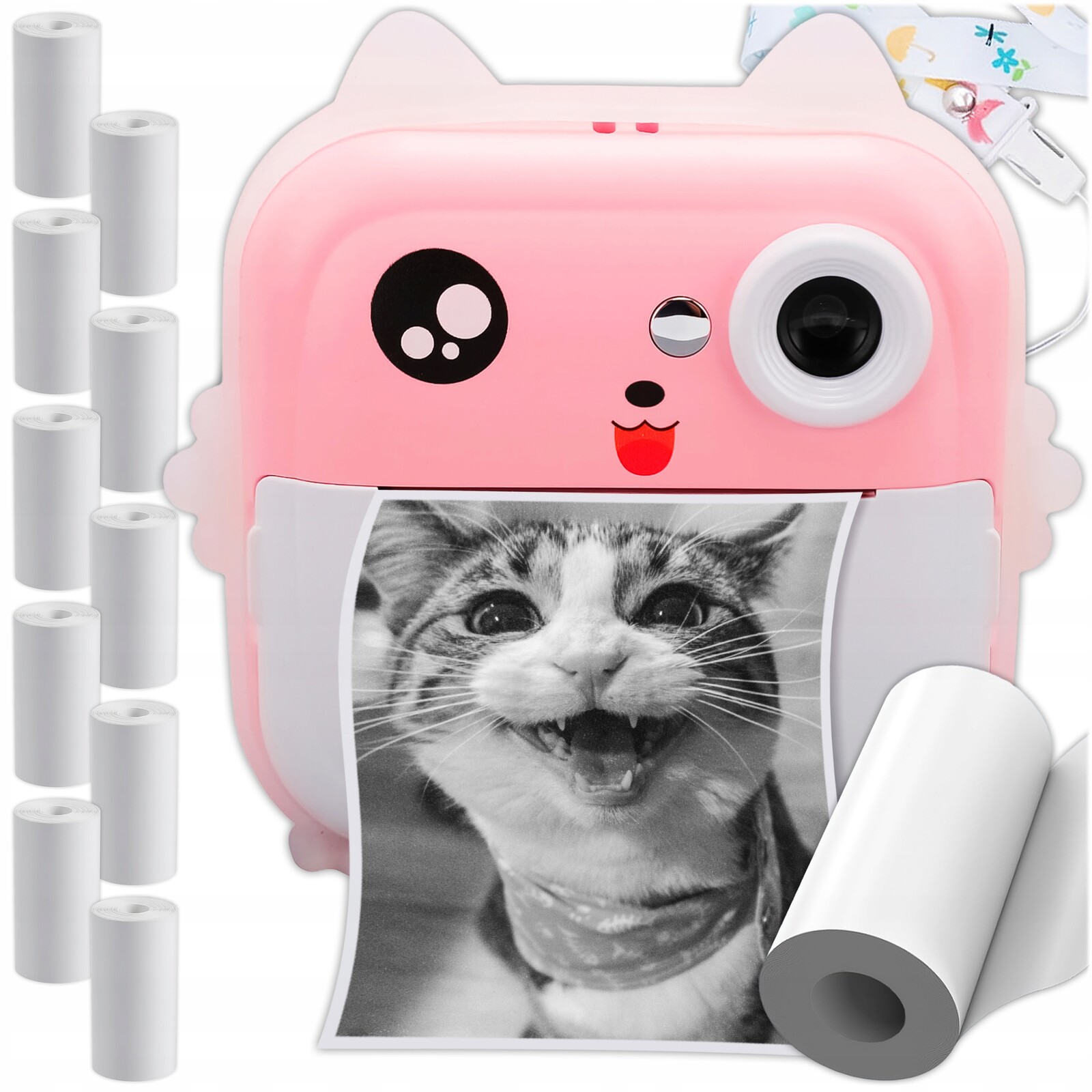 Fotoaparát Pro Děti Okamžitý Tisk Mini Termální Tiskárna 11 Rolí