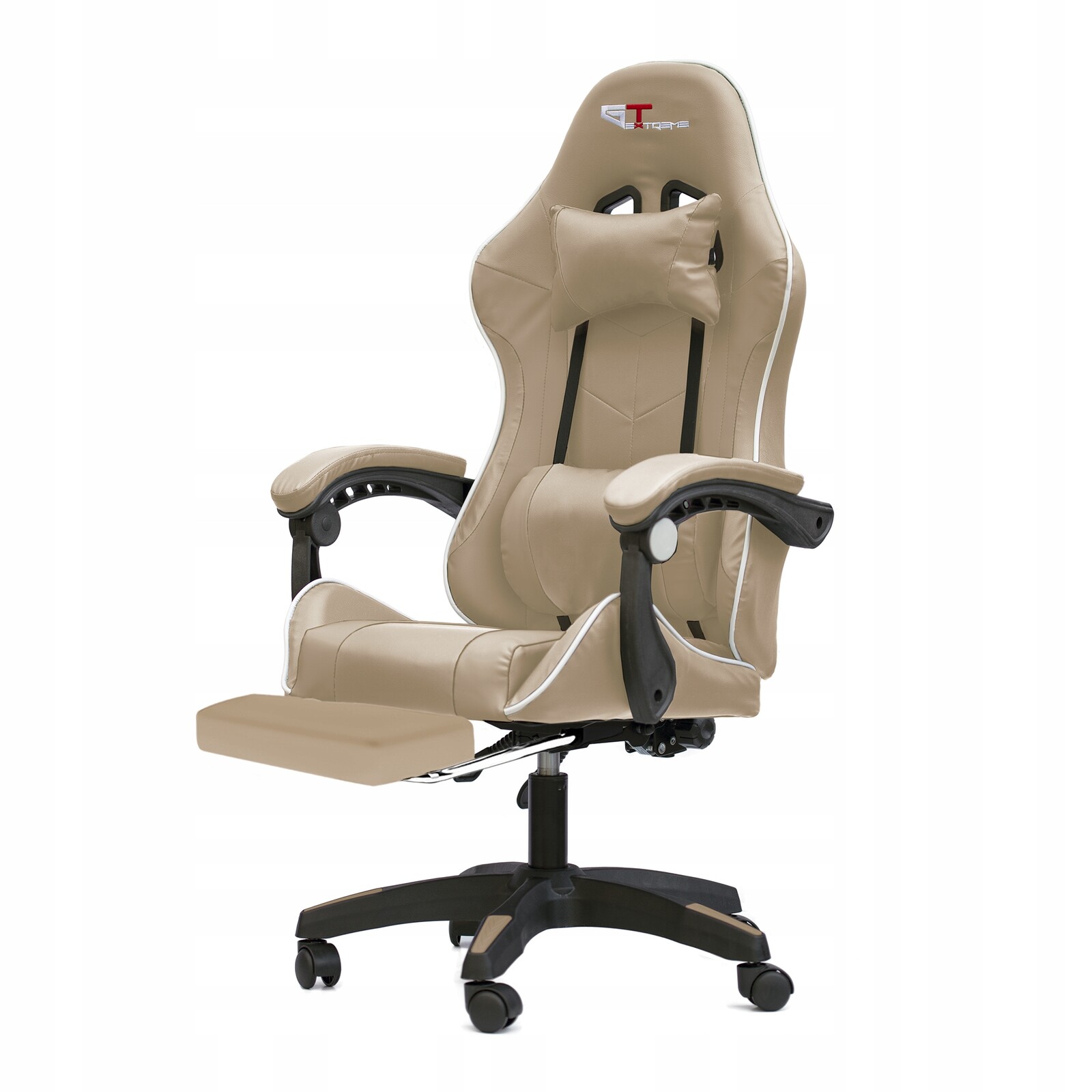 Herní Křeslo, Kancelářské, Otočné, Masážní, Podnožka, Ekokůže FG-PS-FR-019