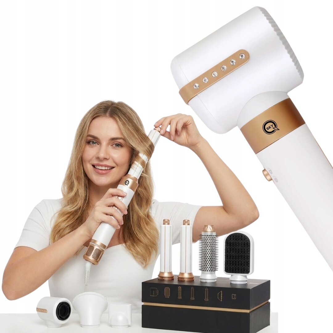 Multifunkční Vysoušeč Vlasů 7V1 S Ionizační Regulací