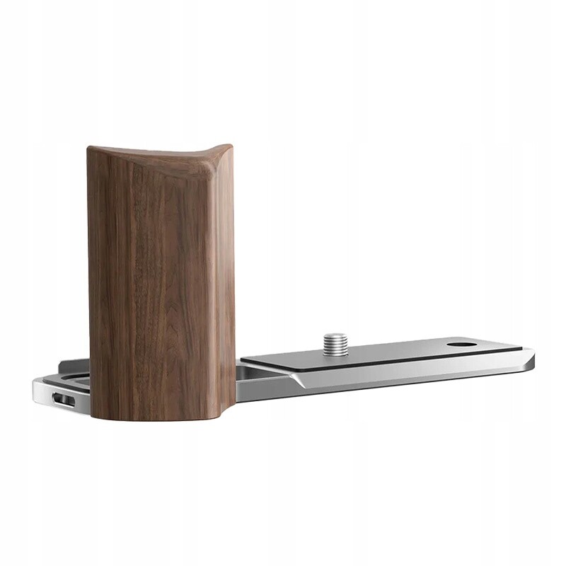 Freewell Dřevěná Rukojeť L-bracket pro fotoaparát Fuji Gfx 100RF Stříbrný 1/4