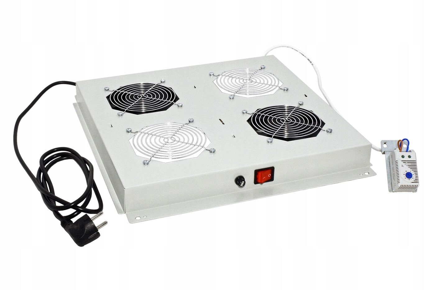 Roline Stropní vent.jednotka pro rozvaděče,4/2 ventilátory,termostat,šedá