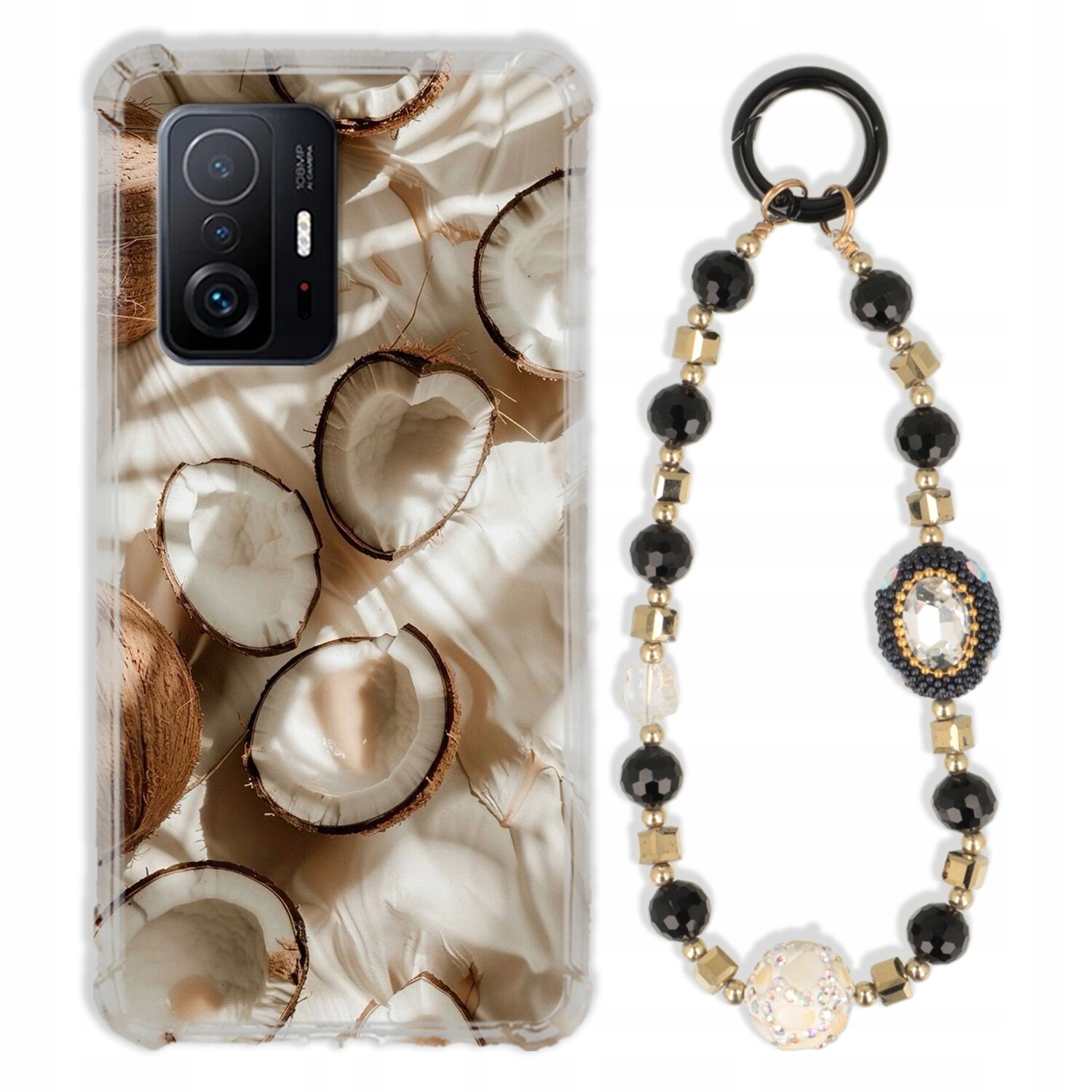 Pouzdro Pro Xiaomi 11T 5G Case Antishock Zirkony Černo Zlaté|odolné|pevné