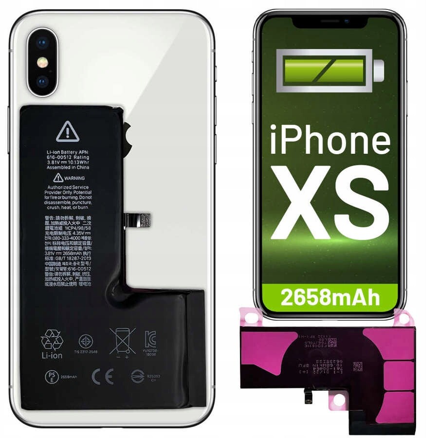 Baterie pro telefon Apple iPhone Xs 2658 mAh, svěží