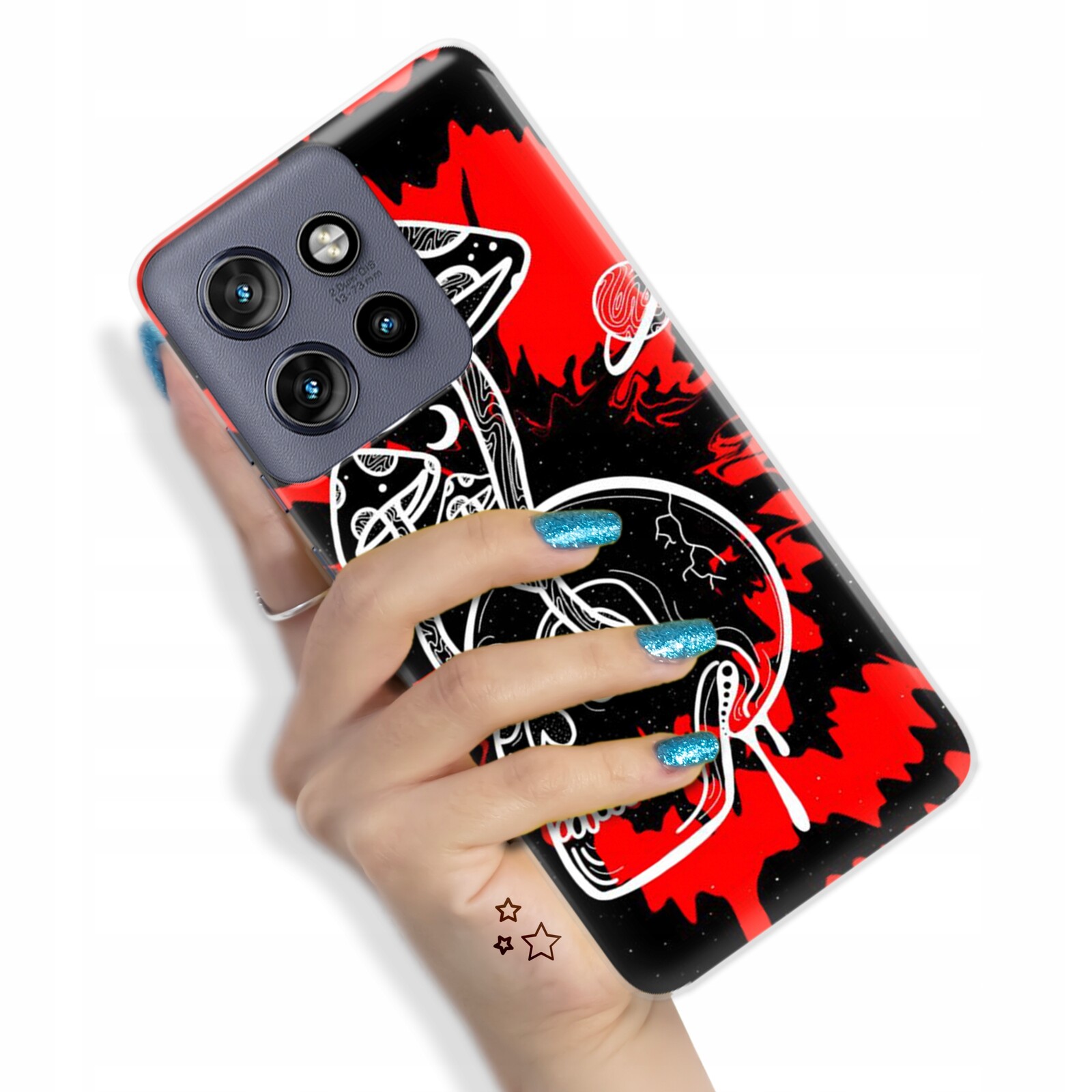 Pouzdro pro Motorola Edge 50 Neo Pancerne Toxic Abstraktní Umění Dark MIX Wz