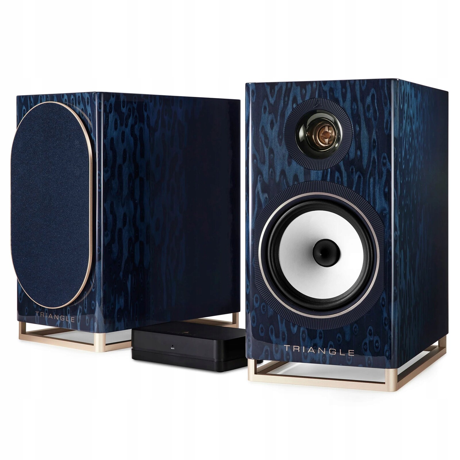 Triangle Capella Aktivní Stojanové Reproduktory Pár Bluetooth Hub 5.0 Modrý