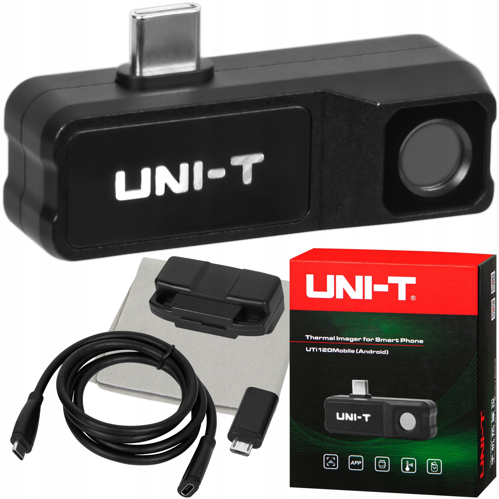 Termovizní Kamera Pro Smartphone MicroUSB Usb-c Android Uni-t UTI120 Mobile