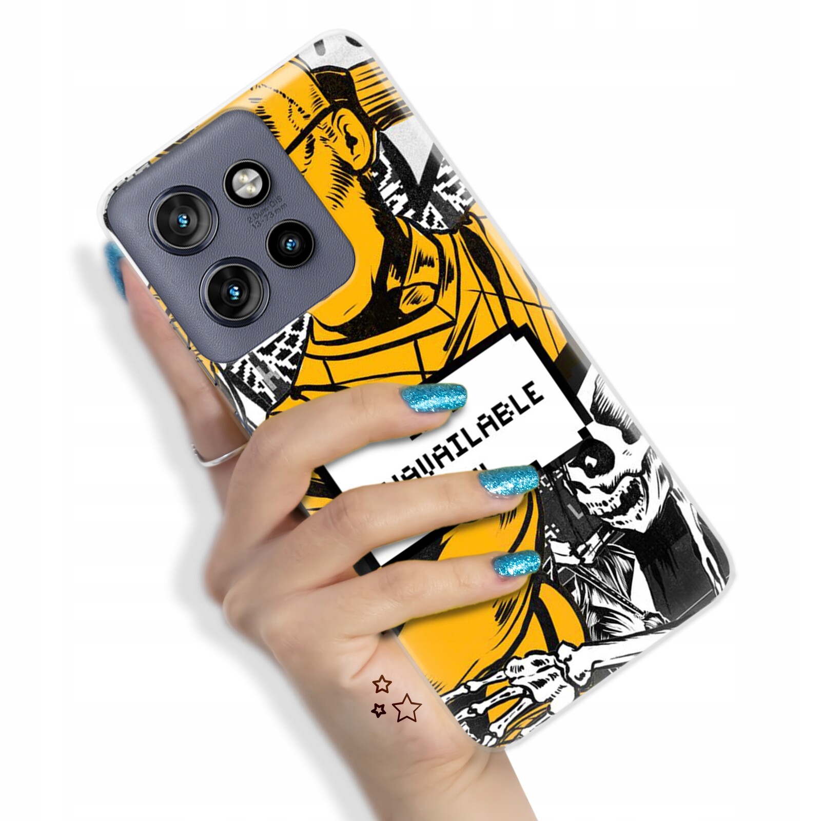 Pouzdro pro Motorola Edge 50 Neo Pancerne kryt Pro Fanouška Anime vzory