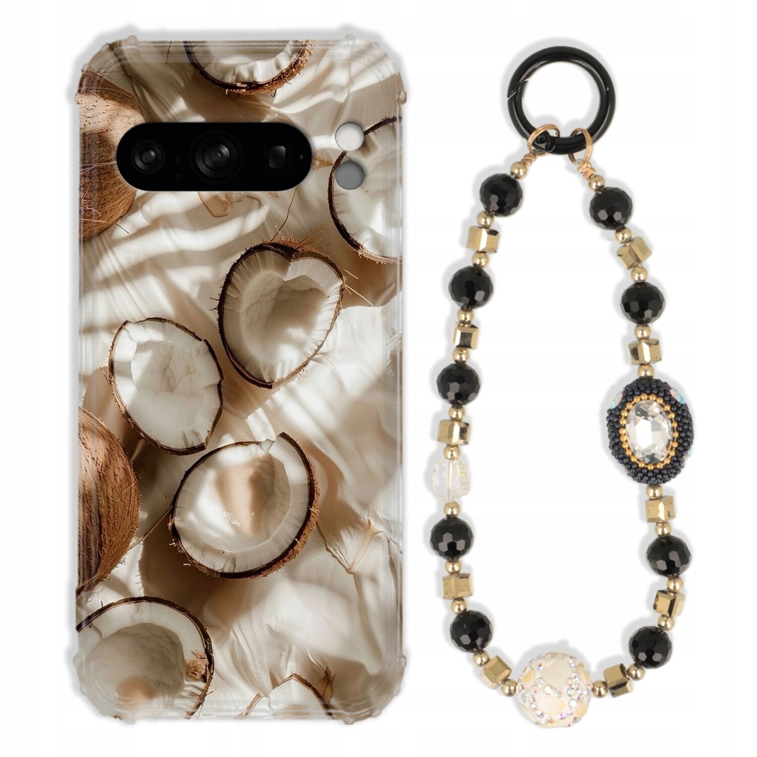 Pouzdro Pro Google Pixel 8 Pro Antishock Zirkony Černo Zlaté|odolné|silné