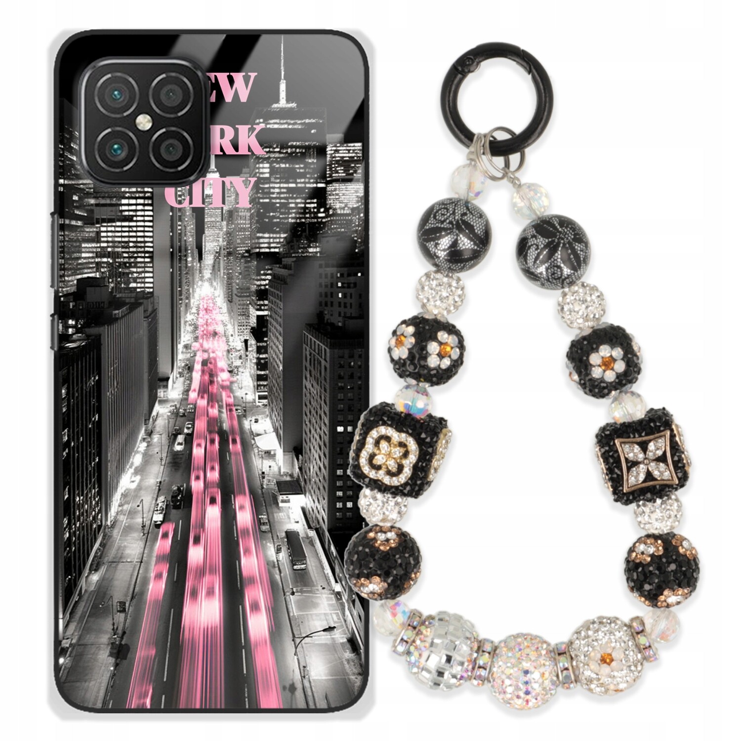 Pouzdro Pro Huawei Nova 8 Se Glass Přívěsek Na Klíče Elegantní Kryt Premium Vzory