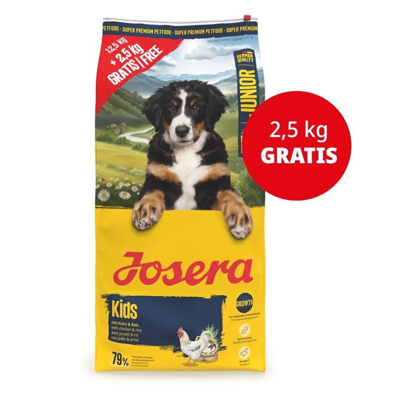 Josera Medi/Maxi Junior Kids - 12,5 + 2,5 kg