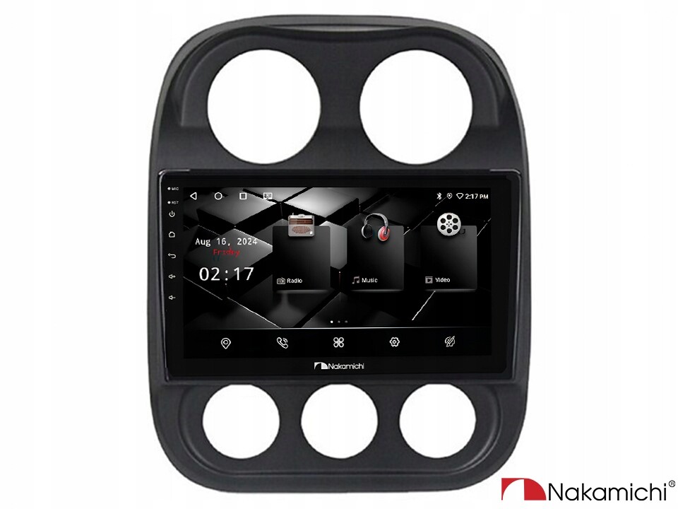 Nakamichi NAM5260 Jeep Compass 2010-2016 2/32 Android, CarPlay, Bluetooth