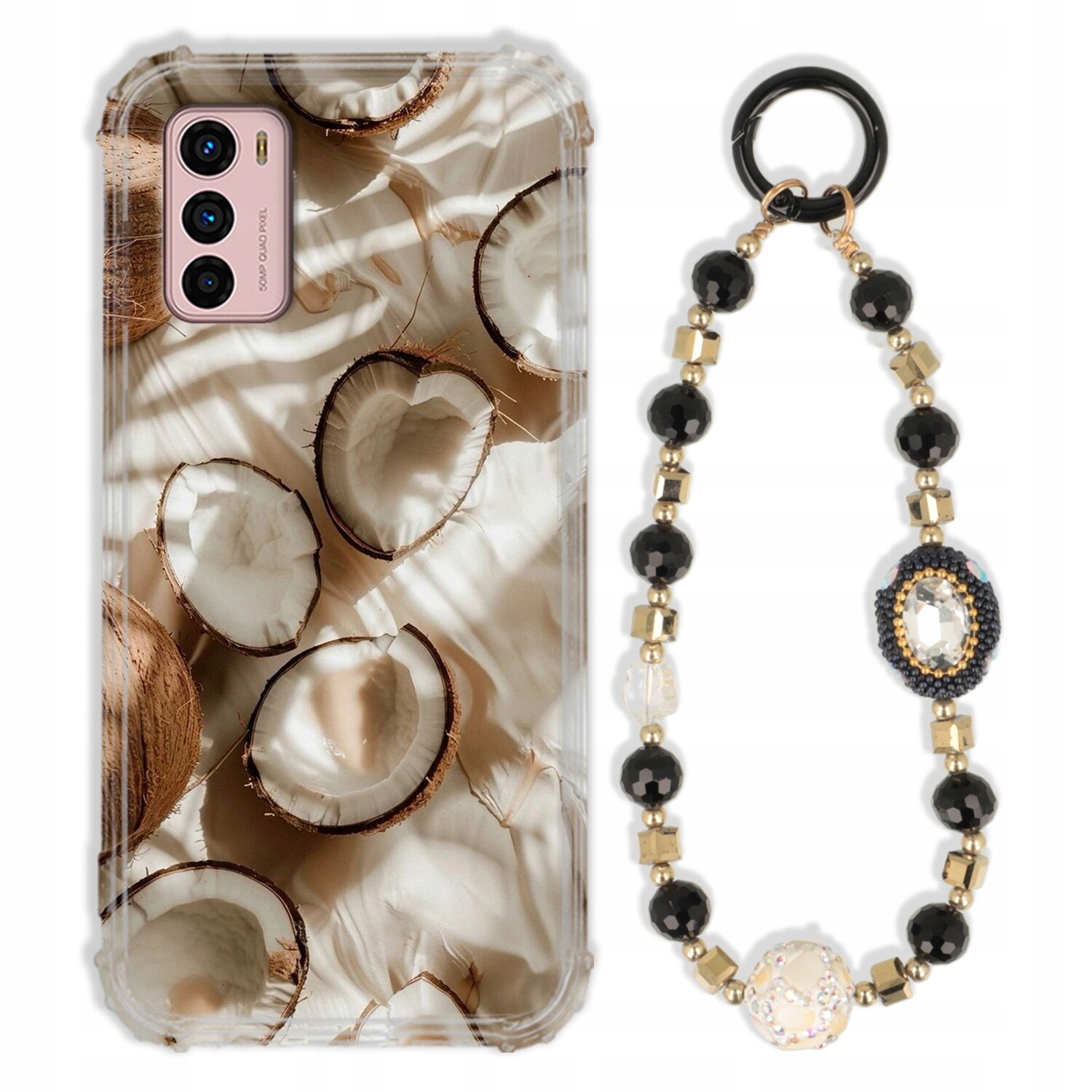 Pouzdro Pro Motorola G42 Case Antishock Zirkony Černozlaté|odolné|pevné