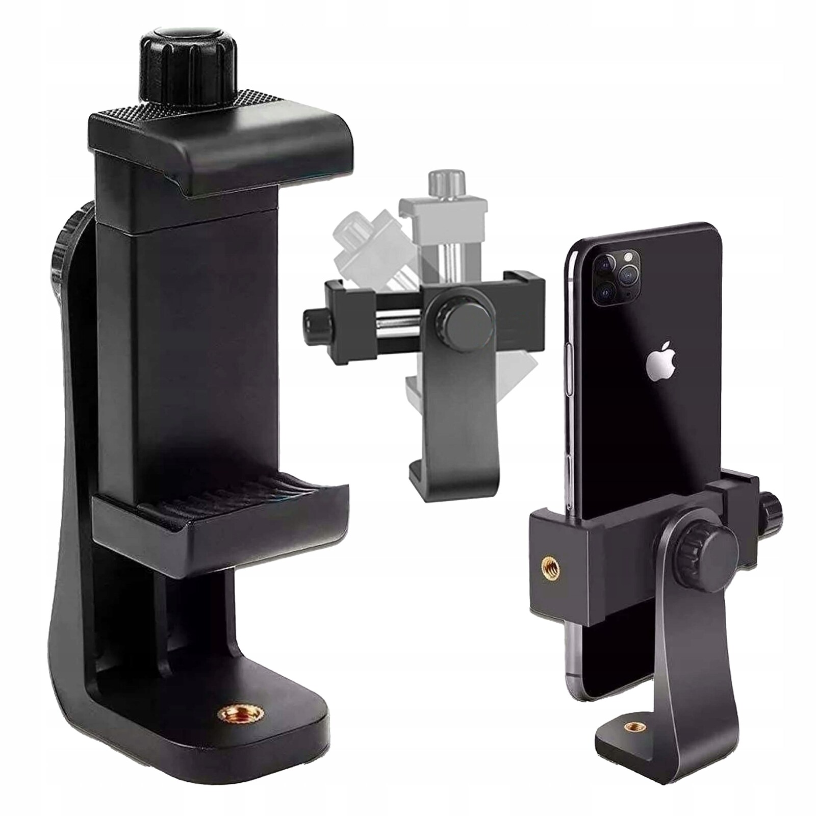 Držák stativového adaptéru otočný 360 pro telefon Smartphone na stativ 1/4''