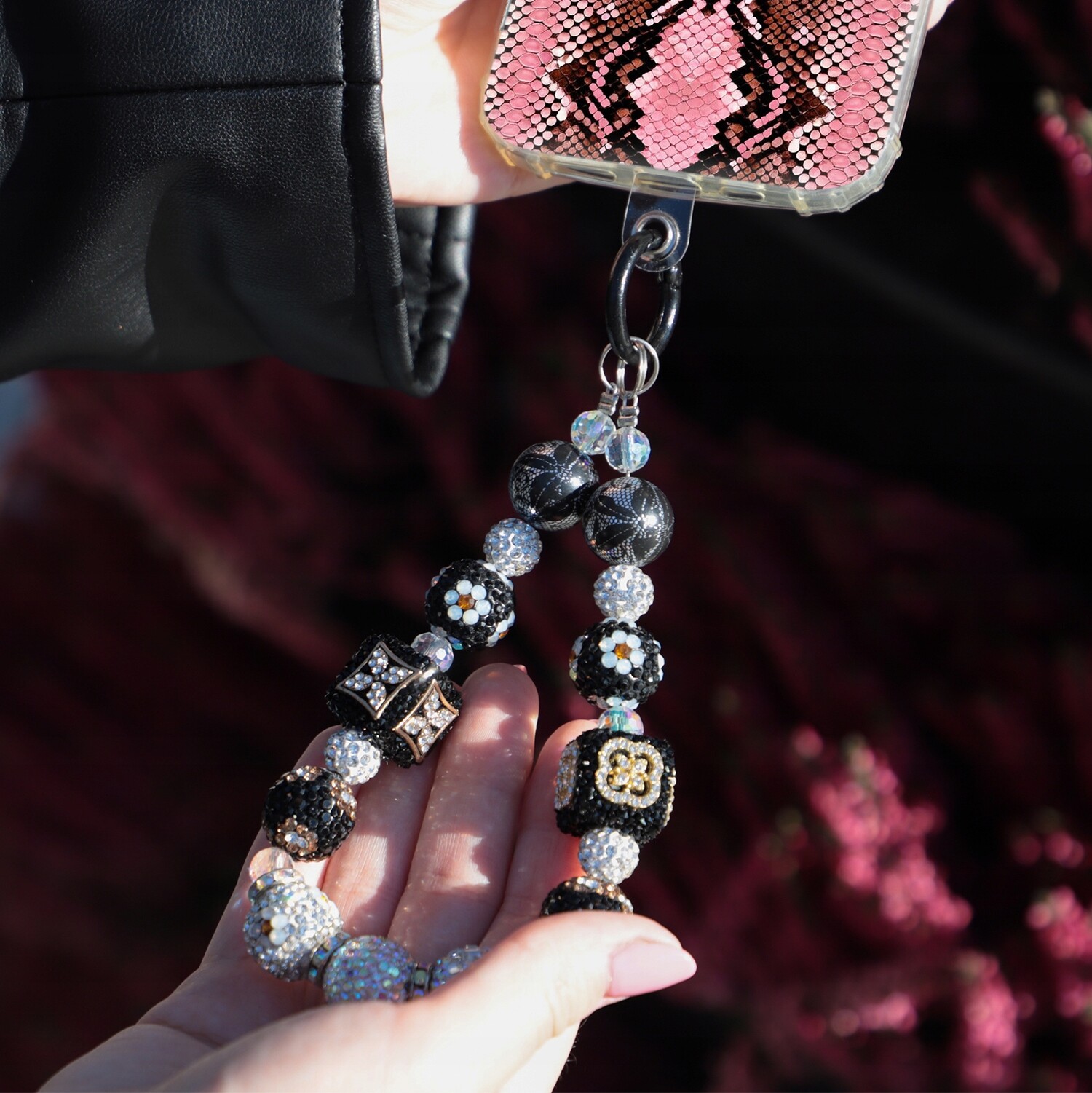 Pouzdro Pro Oppo Reno 14FS Glass Přívěsek Na Klíče Elegantní Kryt Premium Vzory