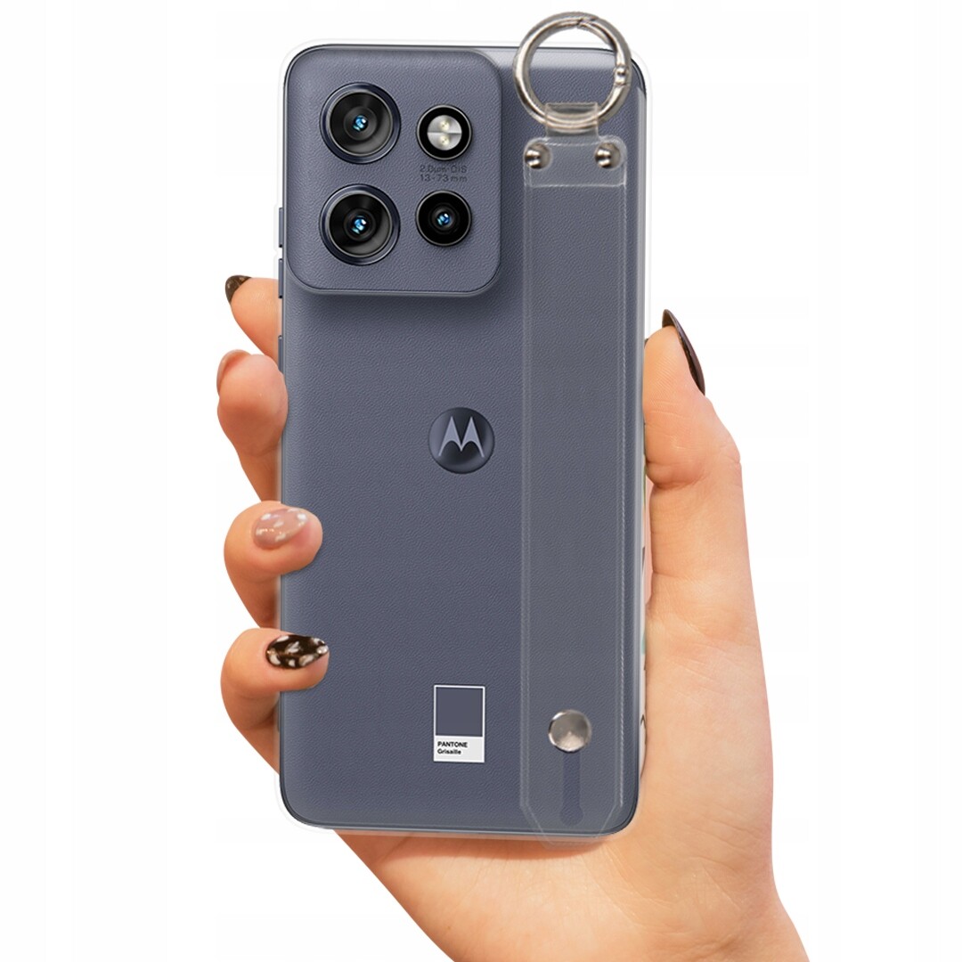 Motorola Edge 50 Neo Pouzdro Bezbarvé Pásek Bezbarvý Držák, Ochranné