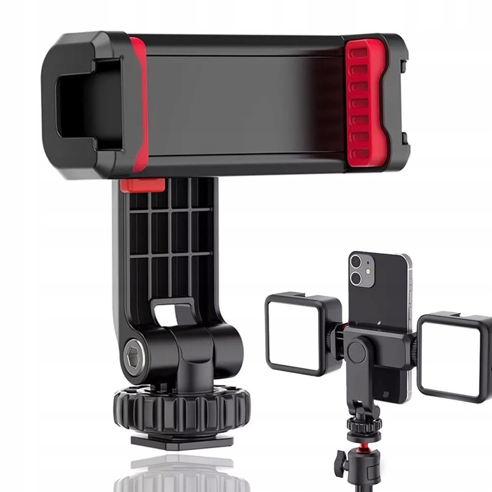 Držák na telefon Adaptér pro stativ Otočný 360 pro stativ lampy ST-06