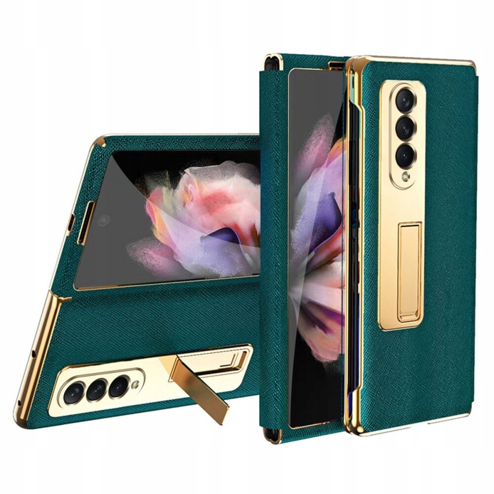 Pouzdro Sklo pro Samsung Galaxy Z Fold 4 5G, stojánek, kryt 5G, pouzdro
