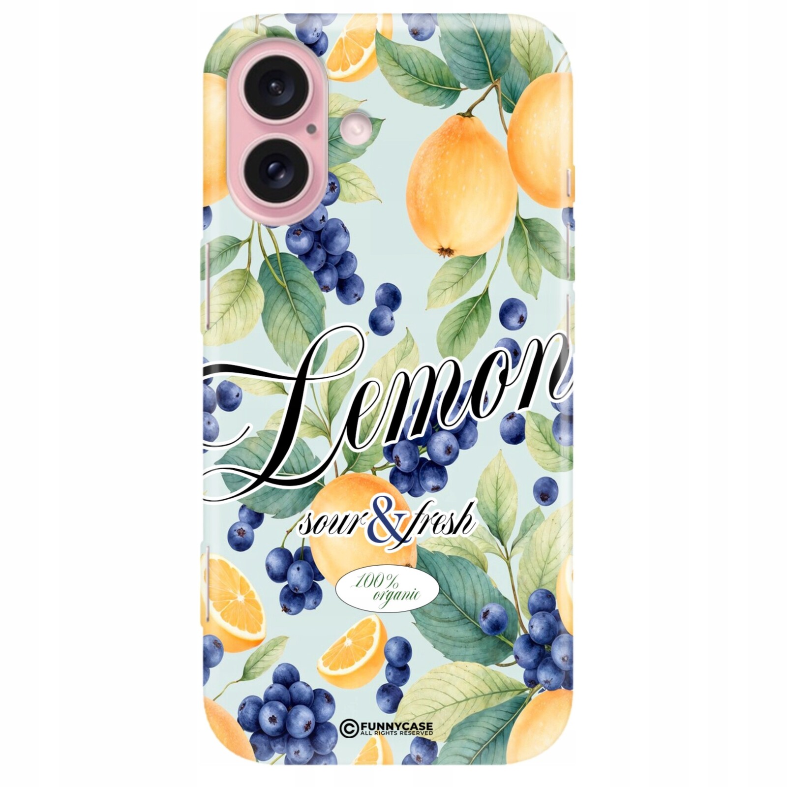 Pouzdro Pro Iphone 16 Premium Kryt Ovoce Citrony Trendy Na Léto Různé Vzory