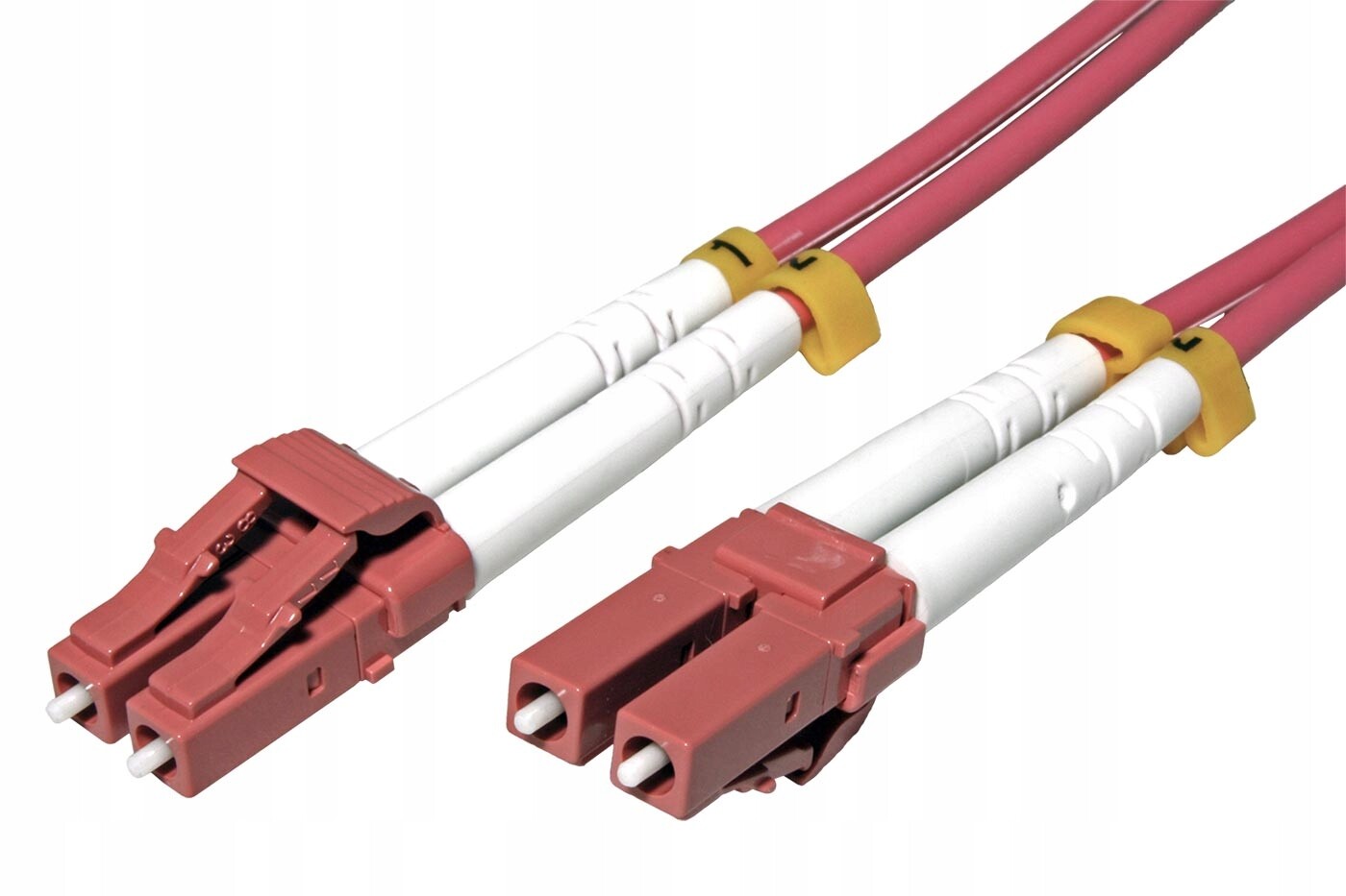 Roline Optický patchkabel LC-LC, 50/125, duplex, OM4, Lsoh, armovaný, 10m