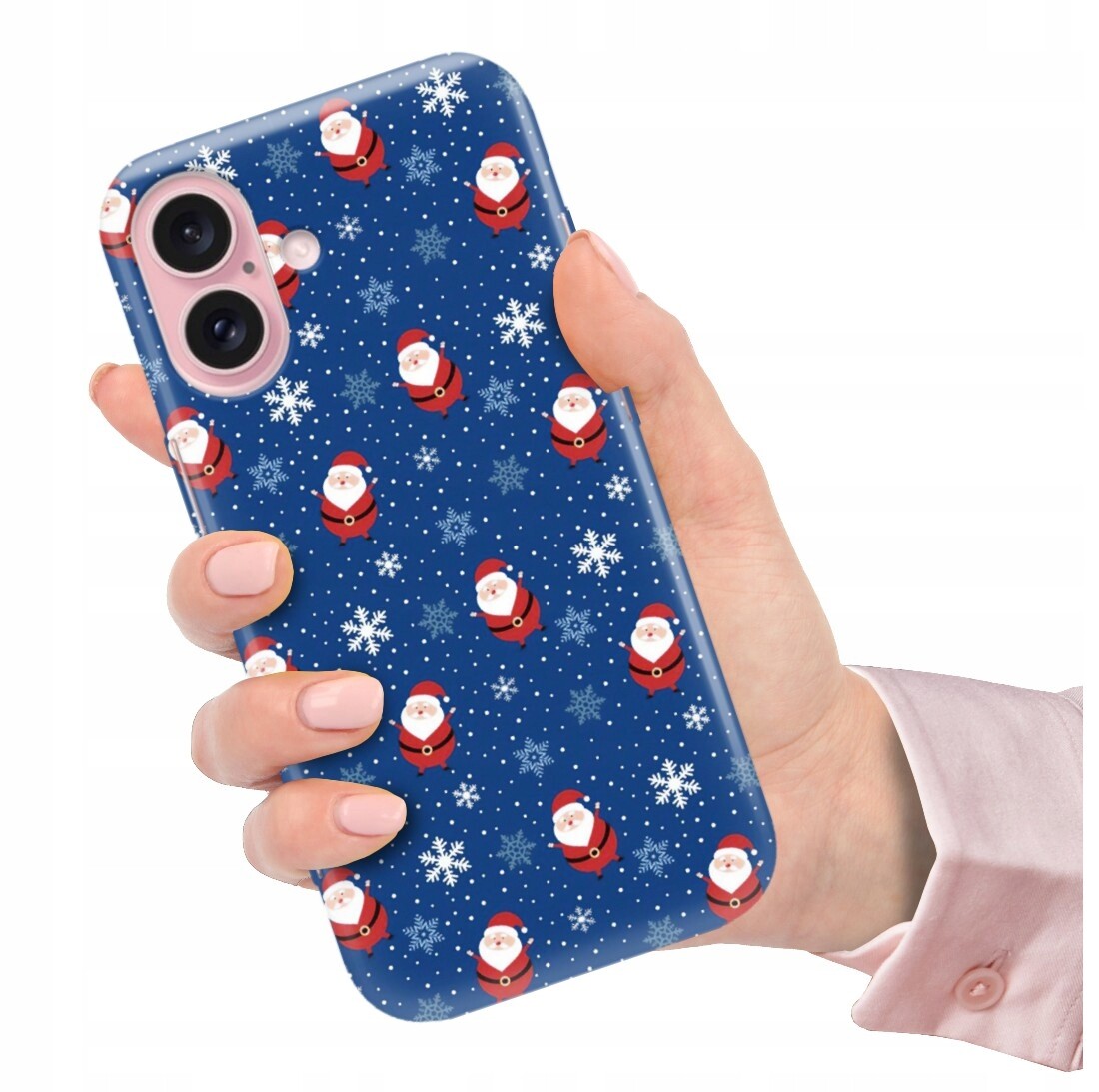 Pouzdro pro iPhone 16 Vánoční Zima Mikuláše Vánoce Krásné vzory