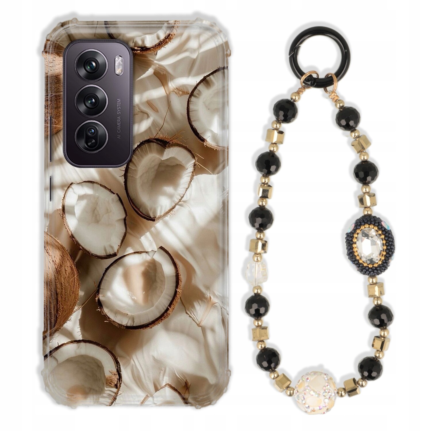 Pouzdro Pro Oppo Reno 12 Pro Antishock Zirkony Černo Zlaté|odolné|pevné