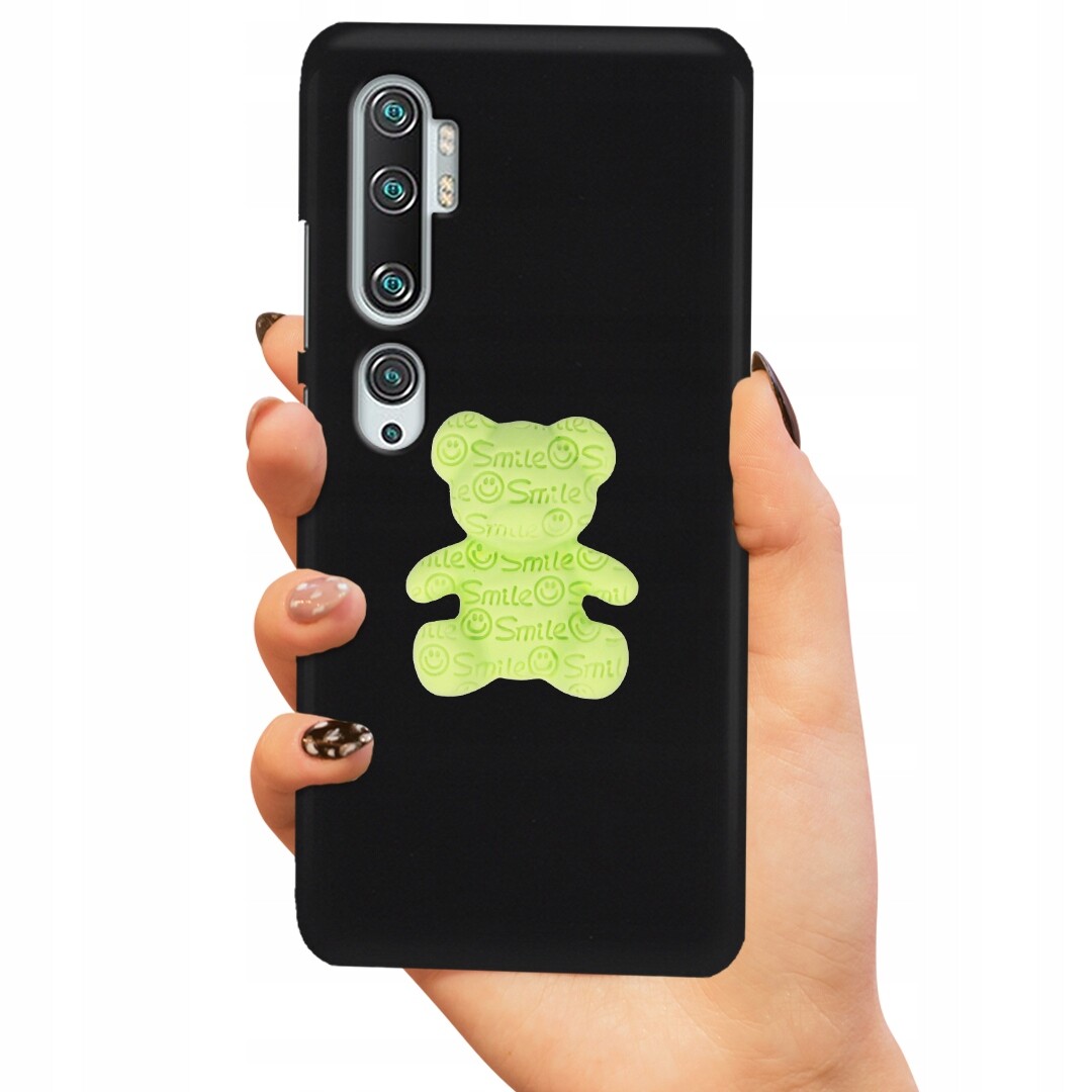 Pouzdro Mat Black Pro Xiaomi MI Note 10 Zelený Medvídek