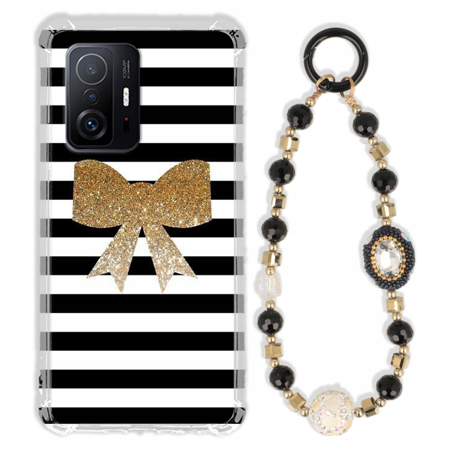 Pouzdro Pro Xiaomi 11T Pro 5G Antishock Zirkony Černozlaté|odolné|silné