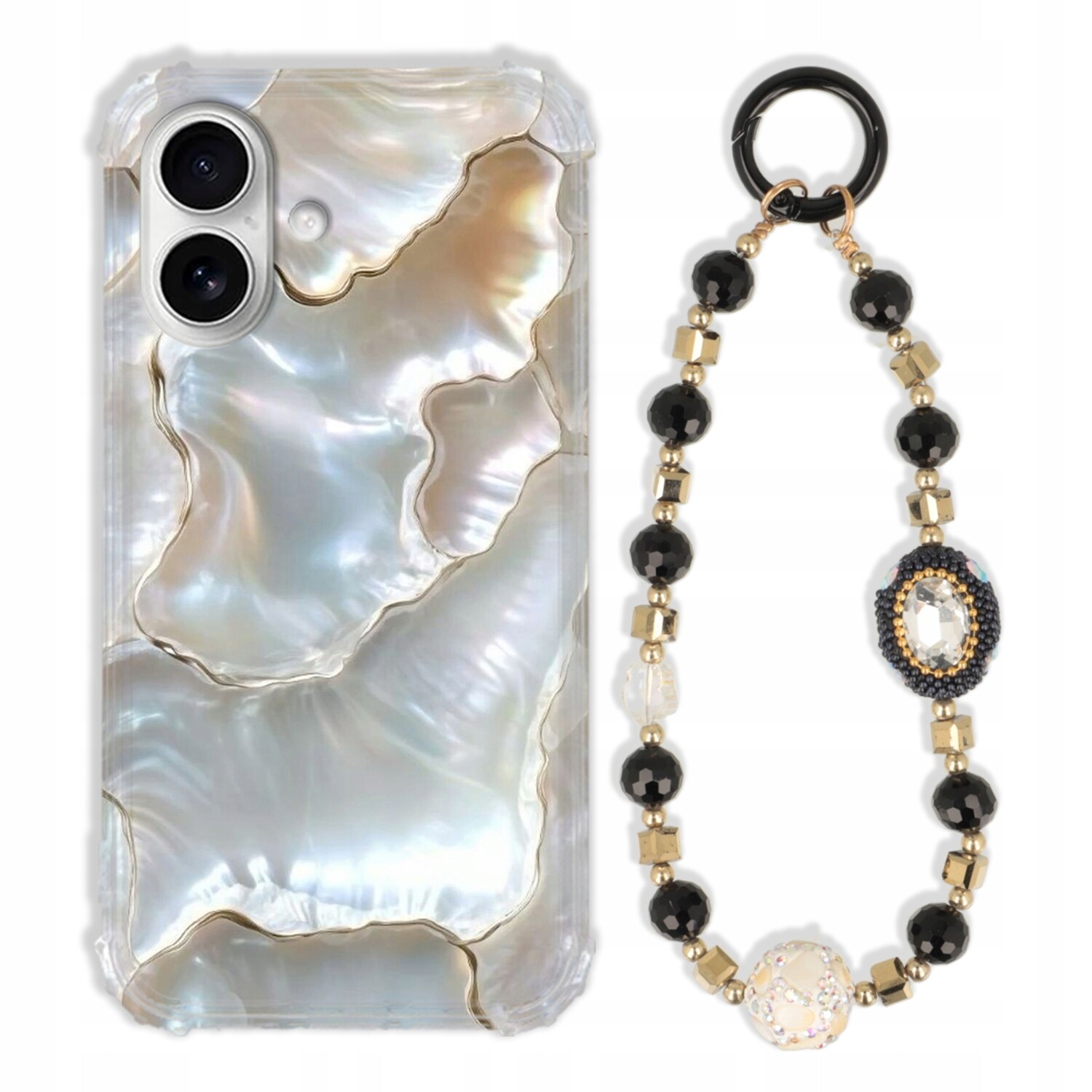 Pouzdro Pro Iphone 17 Pouzdro Antishock Zirkony Černozlaté Odolné| Silné