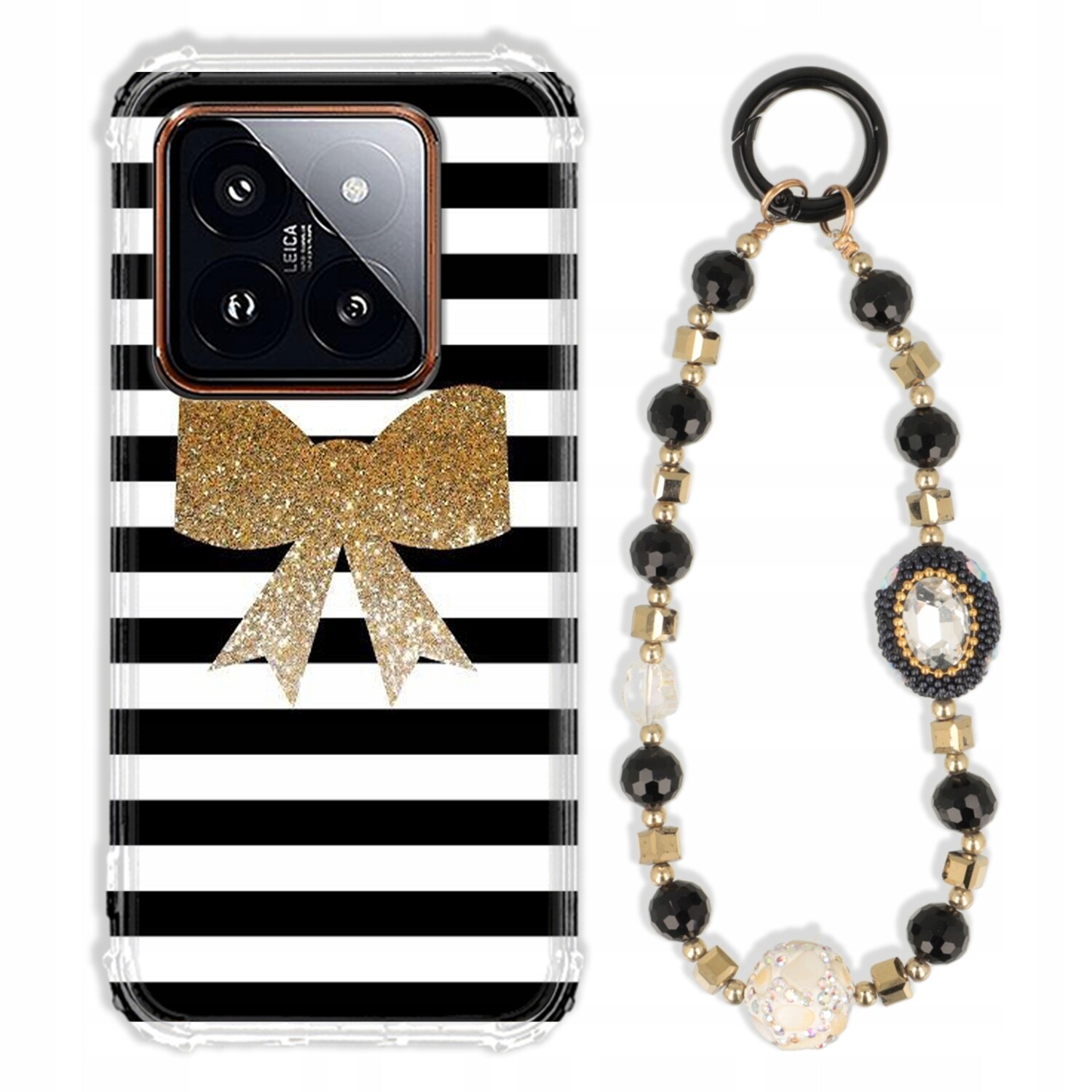 Pouzdro Pro Xiaomi 14 Pro Case Antishock Zirkony Černozlaté|odolné|silné