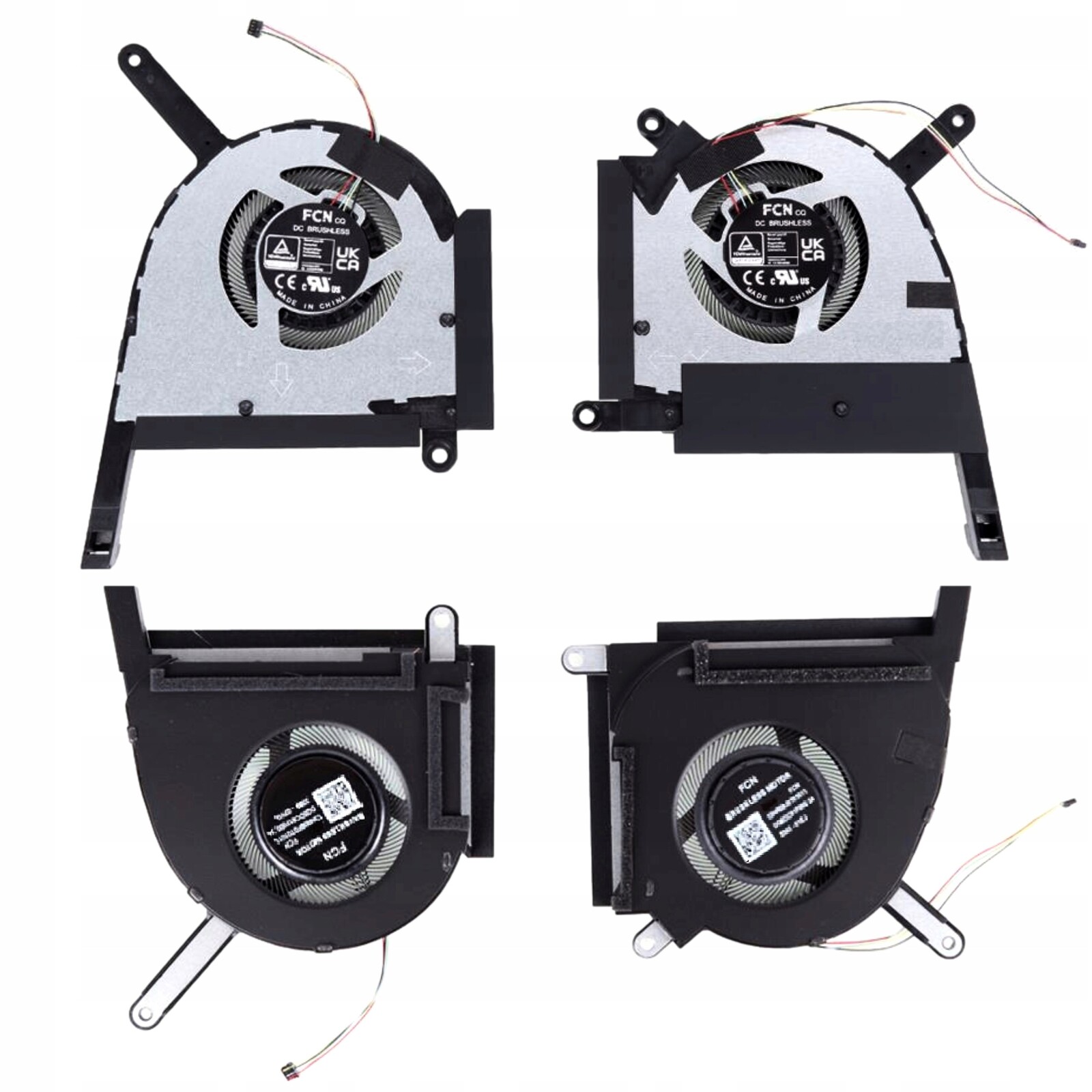 Ventilátory Pro Asus Tug Gaming F15 FX507 FA507 FA507R FX707 Cpu Gpu 5V