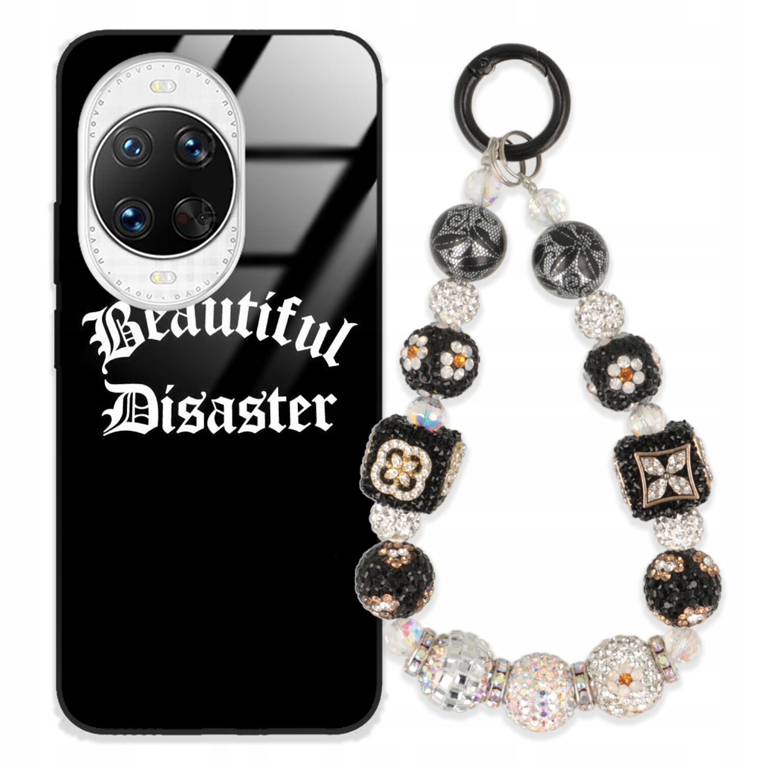 Pouzdro Pro Huawei Nova 14 Ultra 5G Glass Přívěsek Na Klíče Stylové |case Premium Wz