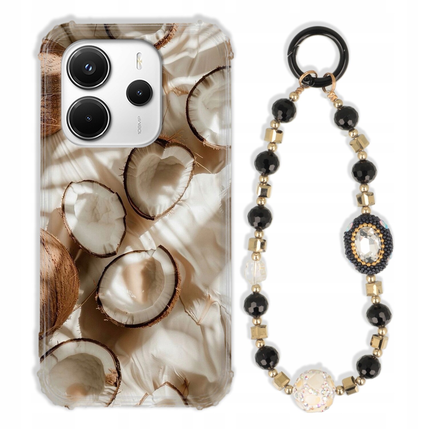 Pouzdro Pro Xiaomi Redmi Note 14 4G Antishock Zirkony Černo Zlaté|pevné|tpu